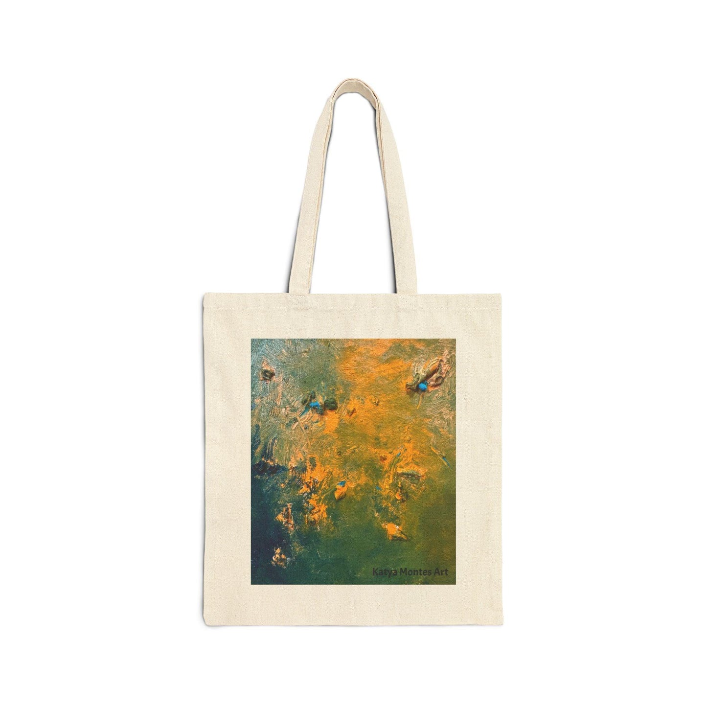 Abstract Canvas Tote Bag by Katya Montes - Katya Montes Art