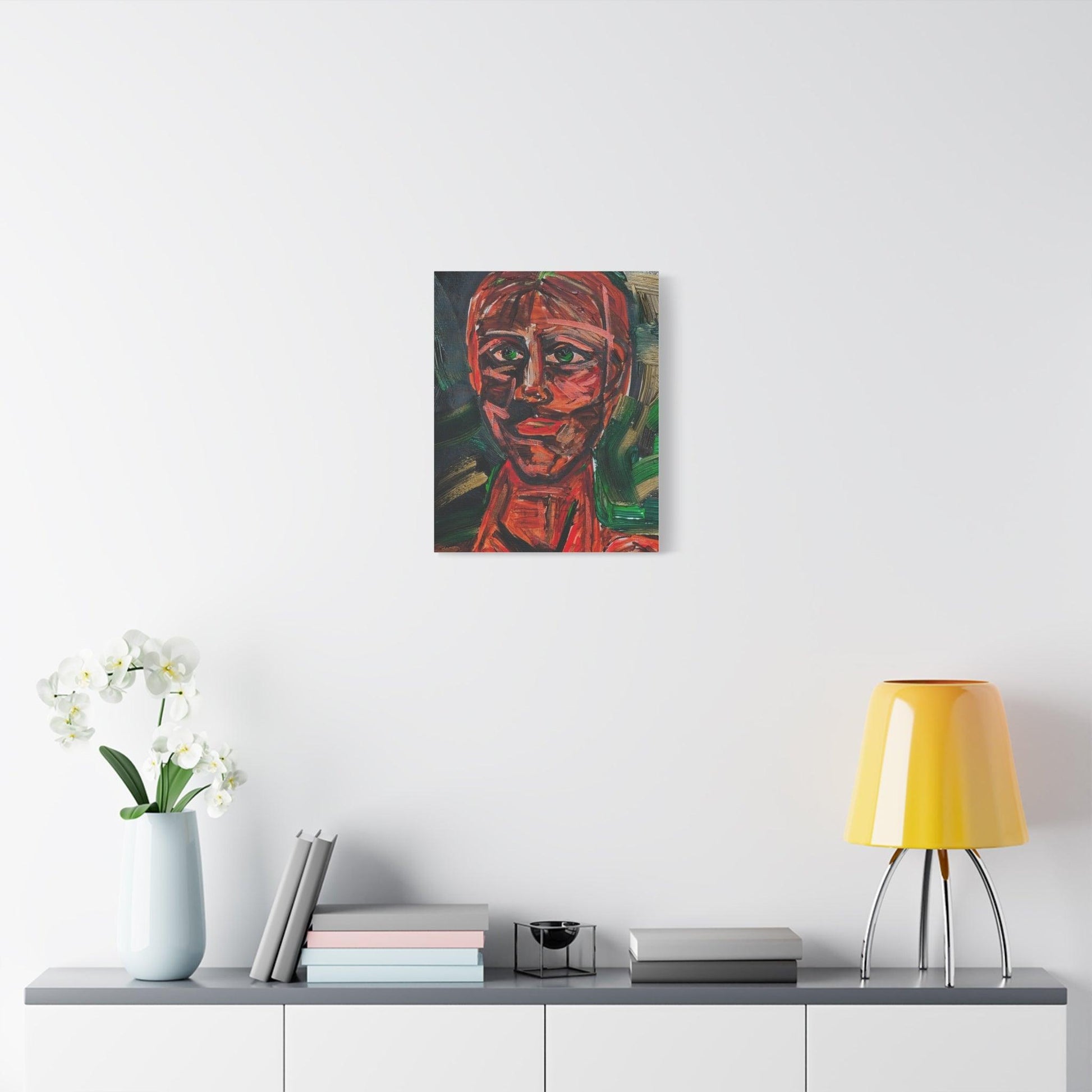 “Raw Emotion” - Abstract Portrait Expressionism - Canvas Print - Katya Montes Art