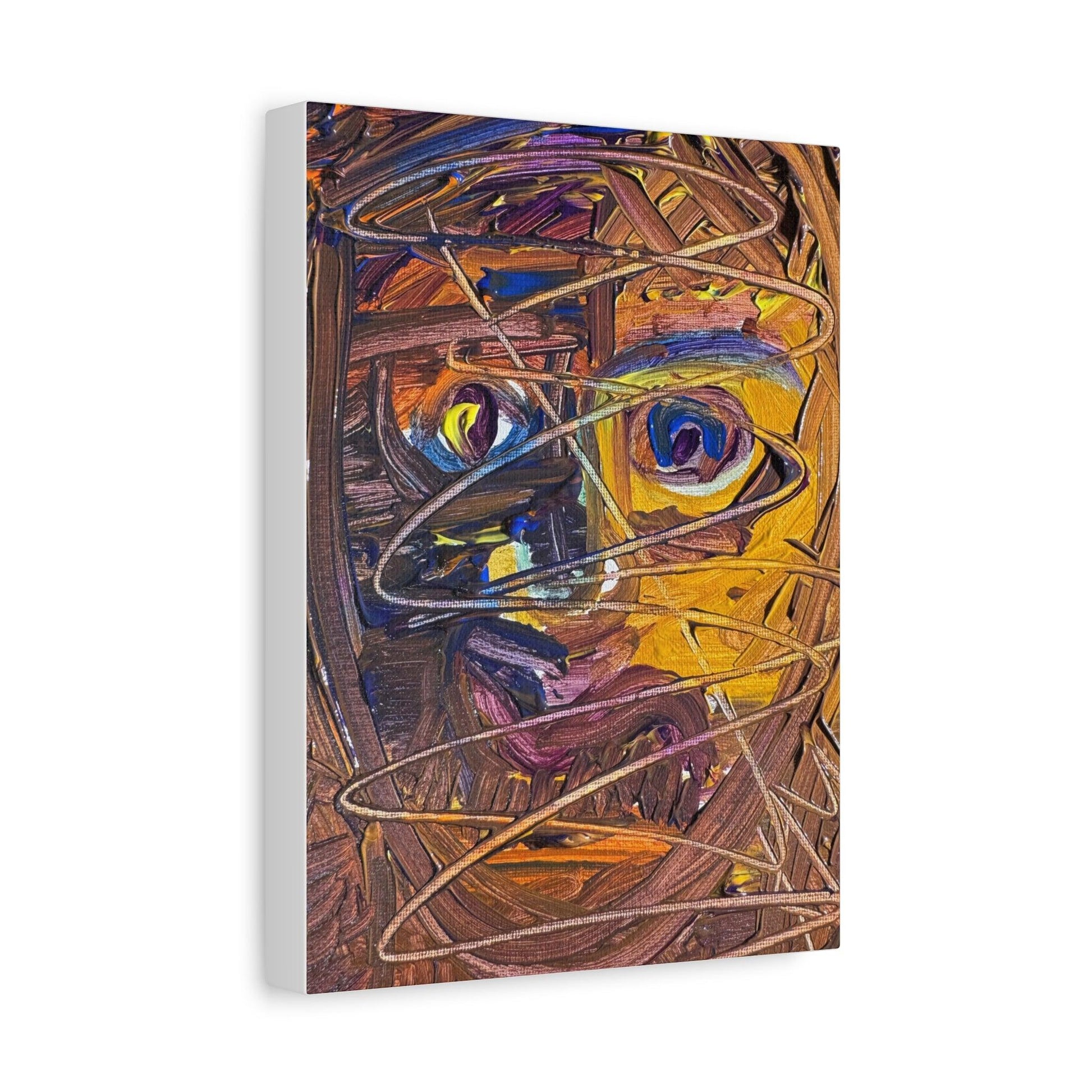 Canvas Print - Autumn Portrait - Expressionism - Katya Montes Art