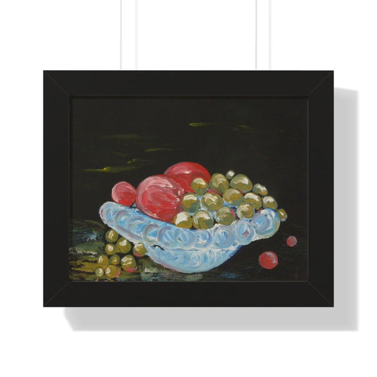 Framed Poster - Fruit Bowl Artwork by Katya Montes - Katya Montes Art