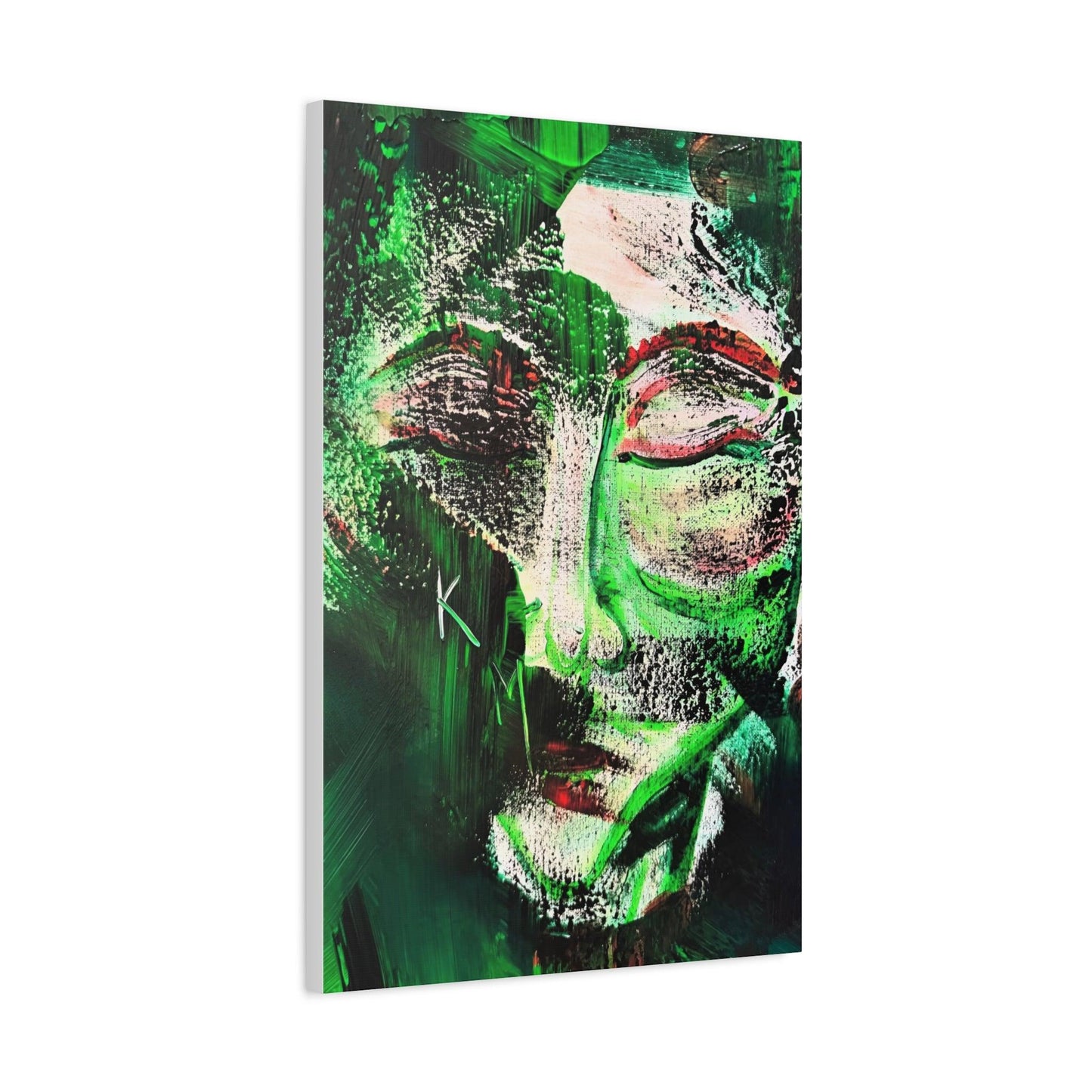 Canvas Print - Portrait Expressionism Painting by Katya Montes - Katya Montes Art