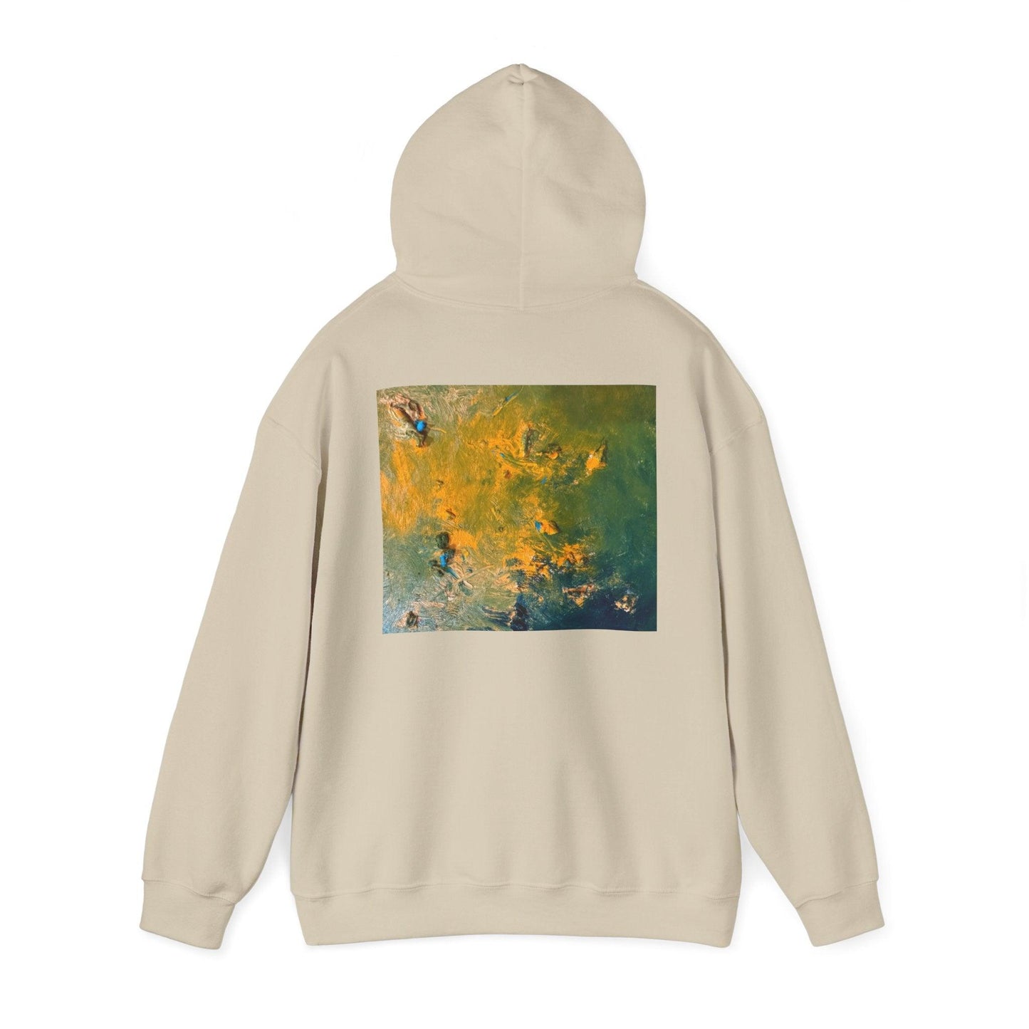 Abstract Painting Hooded Sweatshirt by Katya Montes - Katya Montes Art