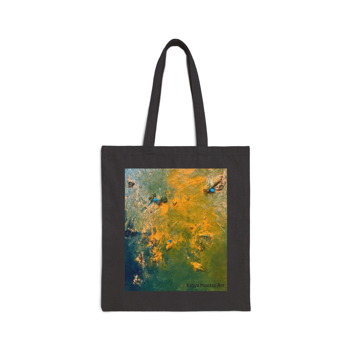 Abstract Canvas Tote Bag by Katya Montes - Katya Montes Art