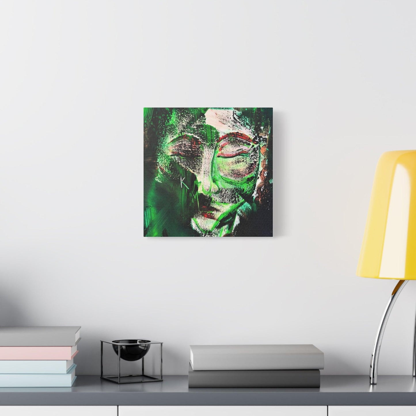 Canvas Print - Portrait Expressionism Painting by Katya Montes - Katya Montes Art