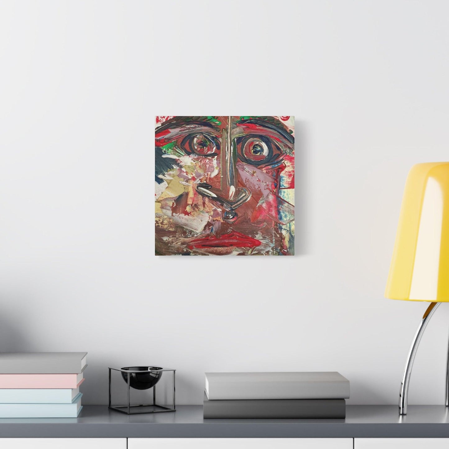 Angry Eyes Painting No.305 - Portrait Expressionism- Canvas Print - Katya Montes Art