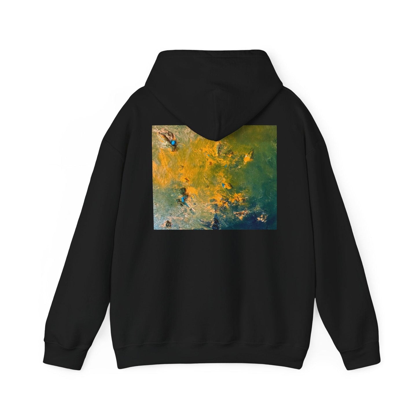 Abstract Painting Hooded Sweatshirt by Katya Montes - Katya Montes Art