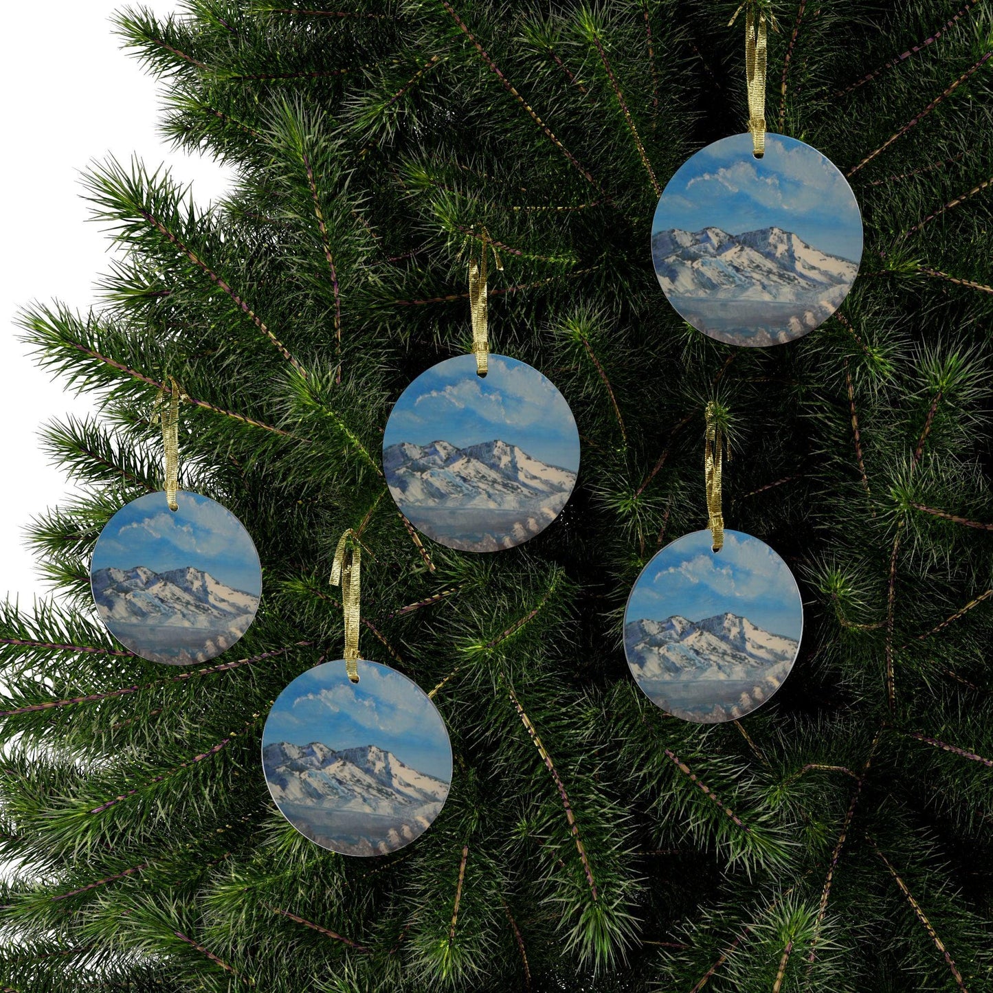 Mountain Acrylic Ornaments - Katya Montes Art