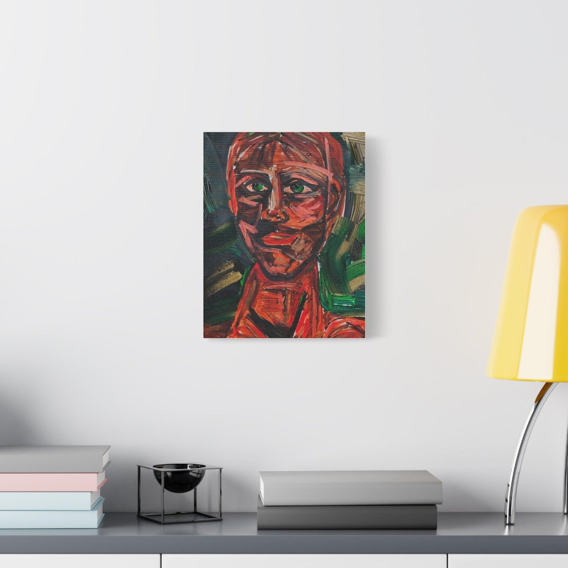 “Raw Emotion” - Abstract Portrait Expressionism - Canvas Print - Katya Montes Art