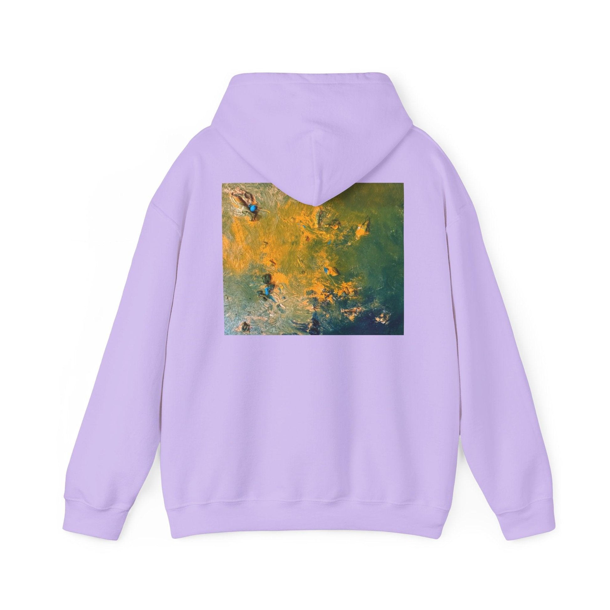 Abstract Painting Hooded Sweatshirt by Katya Montes - Katya Montes Art