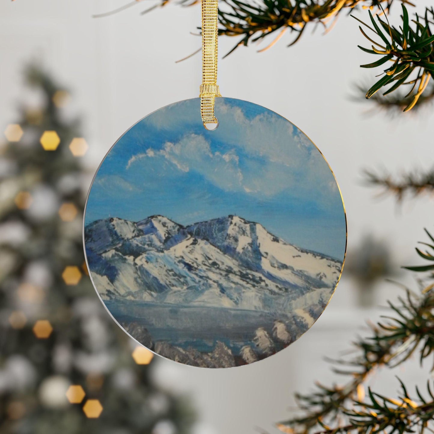 Mountain Acrylic Ornaments - Katya Montes Art