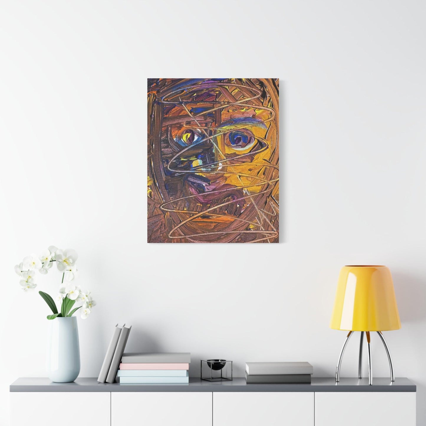 Canvas Print - Autumn Portrait - Expressionism - Katya Montes Art