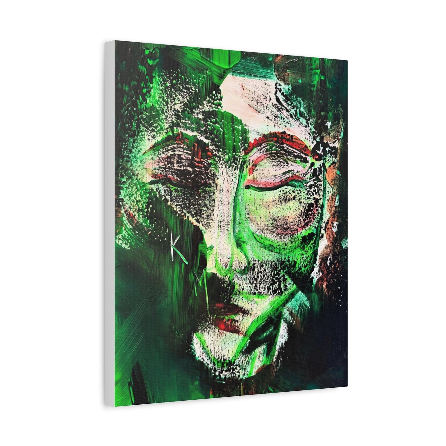 Canvas Print - Portrait Expressionism Painting by Katya Montes - Katya Montes Art