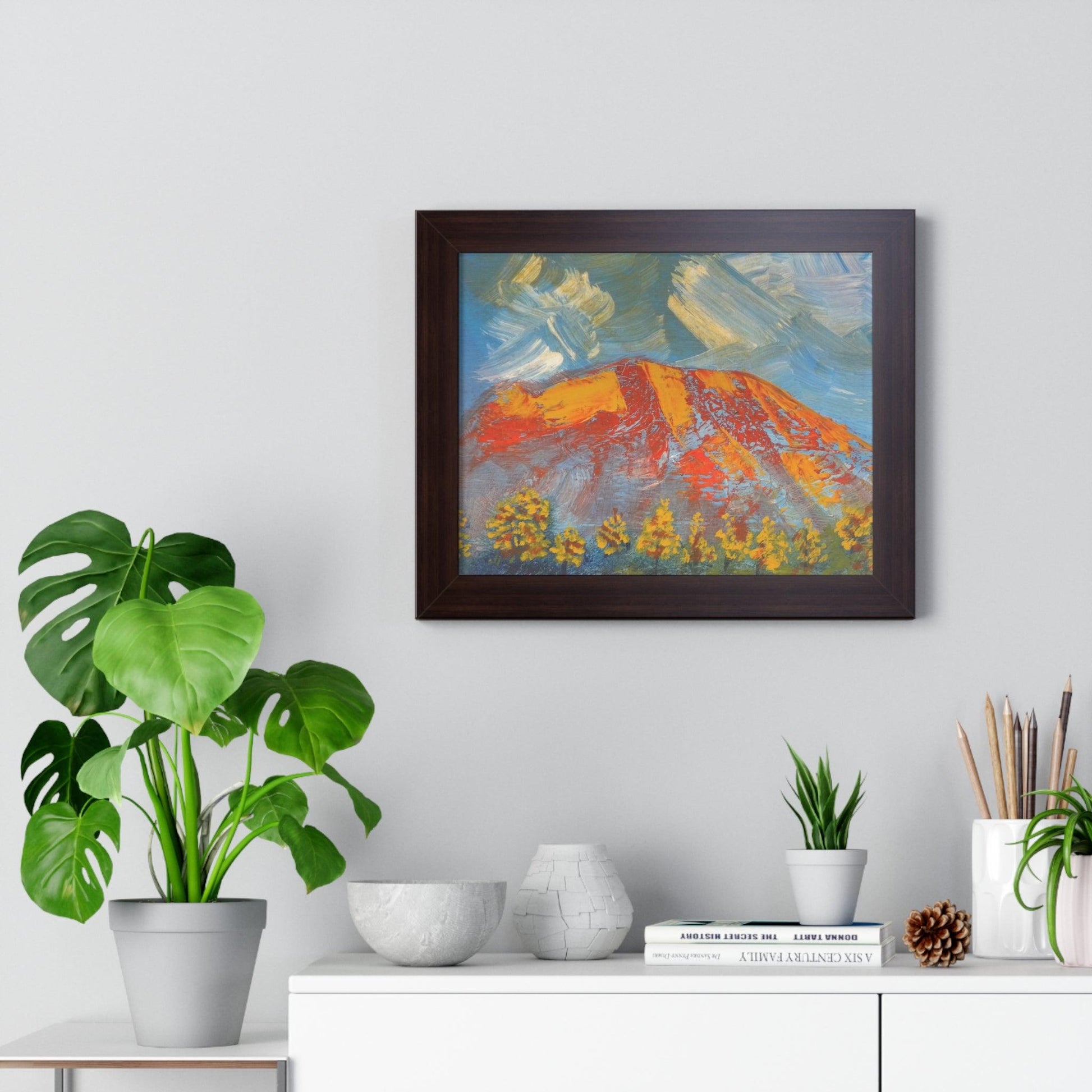 Mountain Art Framed Poster - Katya Montes Art