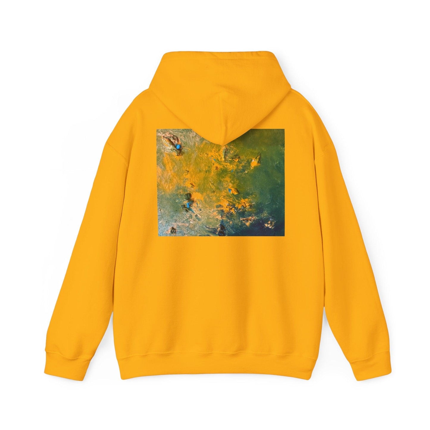 Abstract Painting Hooded Sweatshirt by Katya Montes - Katya Montes Art