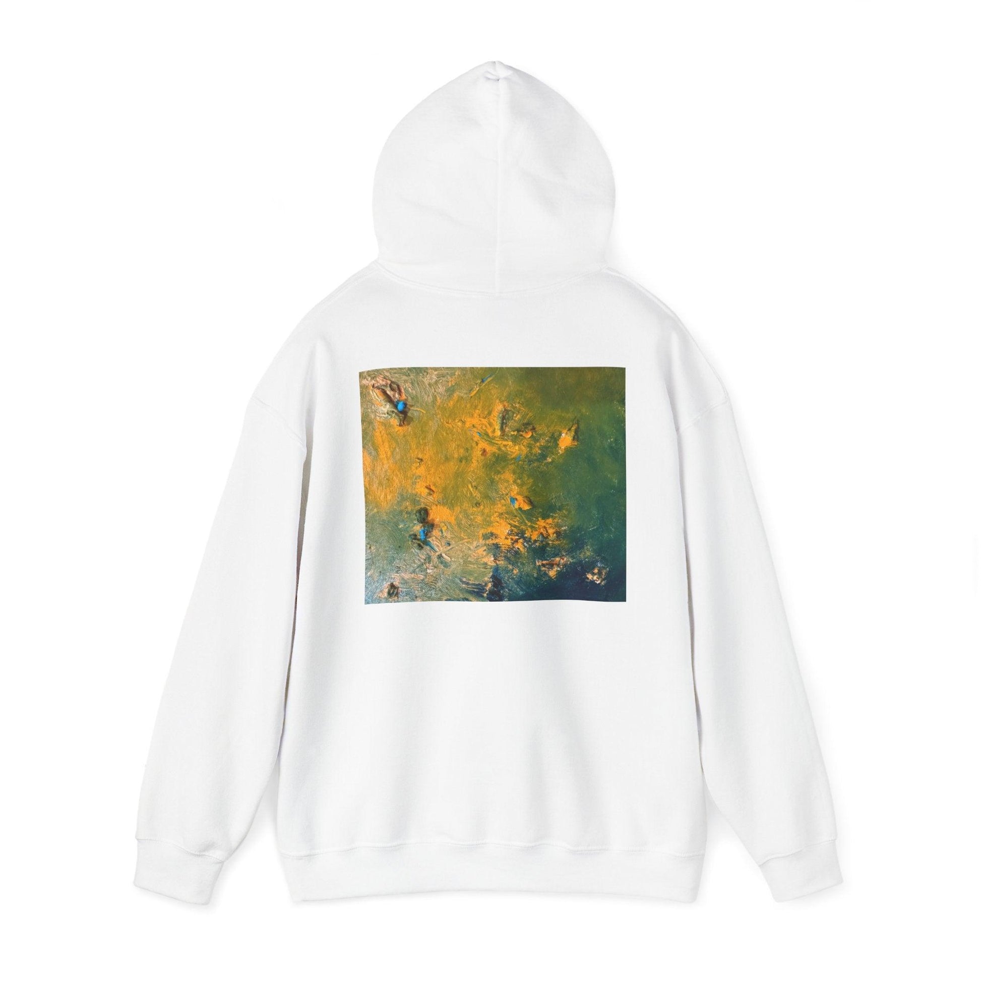 Abstract Painting Hooded Sweatshirt by Katya Montes - Katya Montes Art