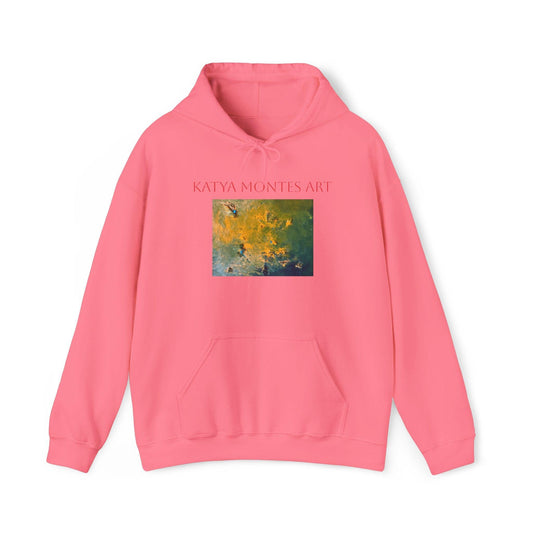 Abstract Painting Hooded Sweatshirt by Katya Montes - Katya Montes Art