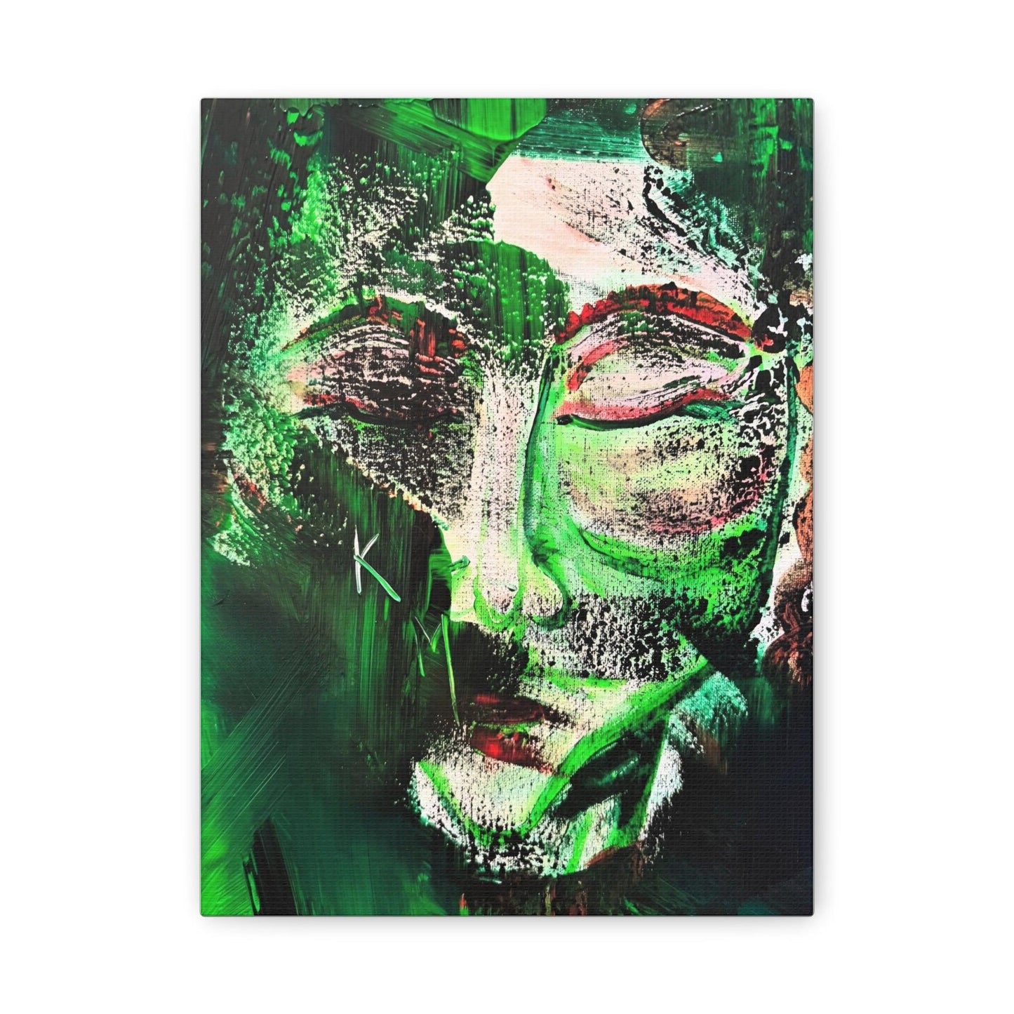 Canvas Print - Portrait Expressionism Painting by Katya Montes - Katya Montes Art