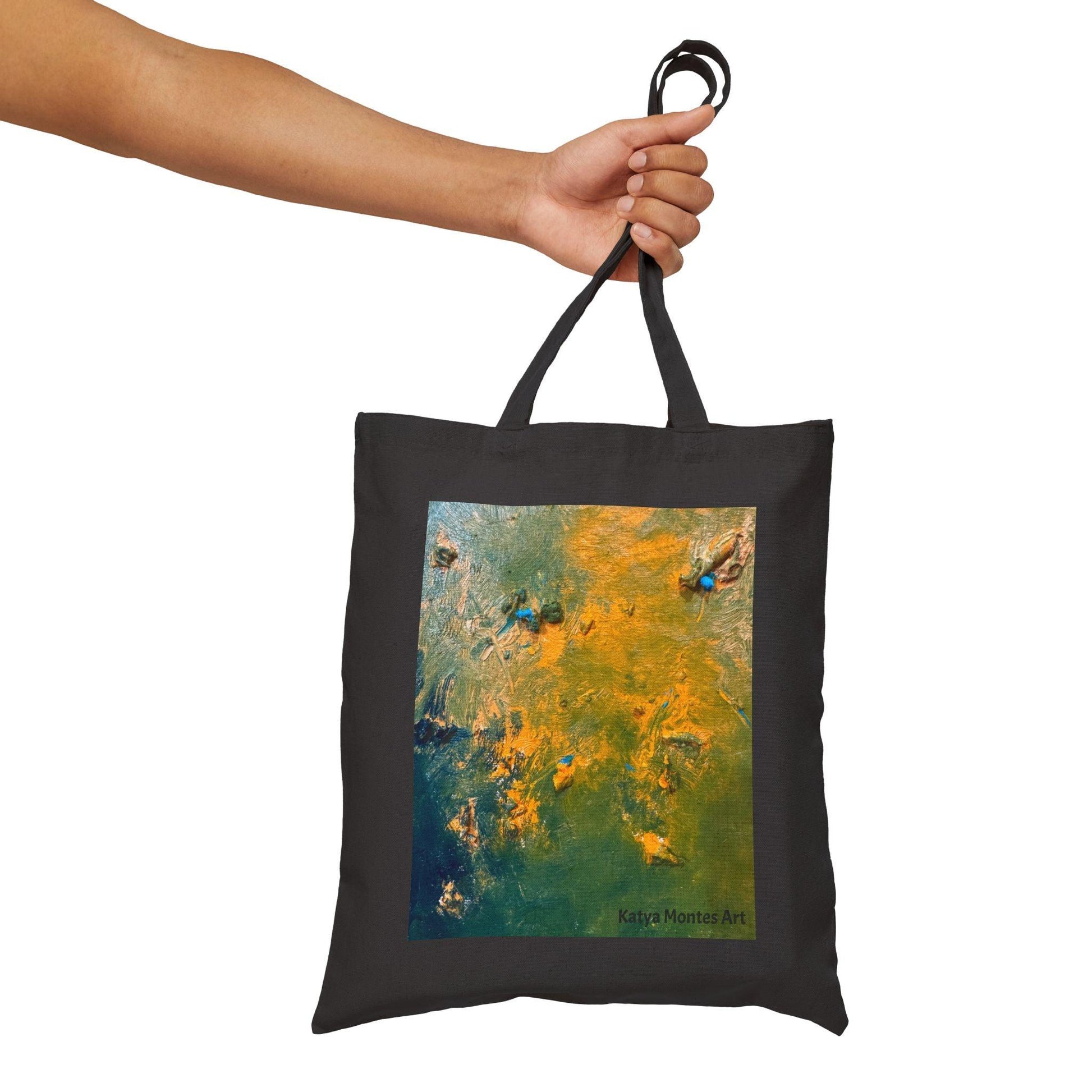 Abstract Canvas Tote Bag by Katya Montes - Katya Montes Art