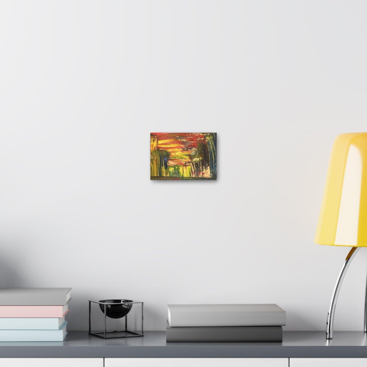 Canvas Gallery Wraps - Bright Sunny Abstract Painting by Katya Montes - Katya Montes Art