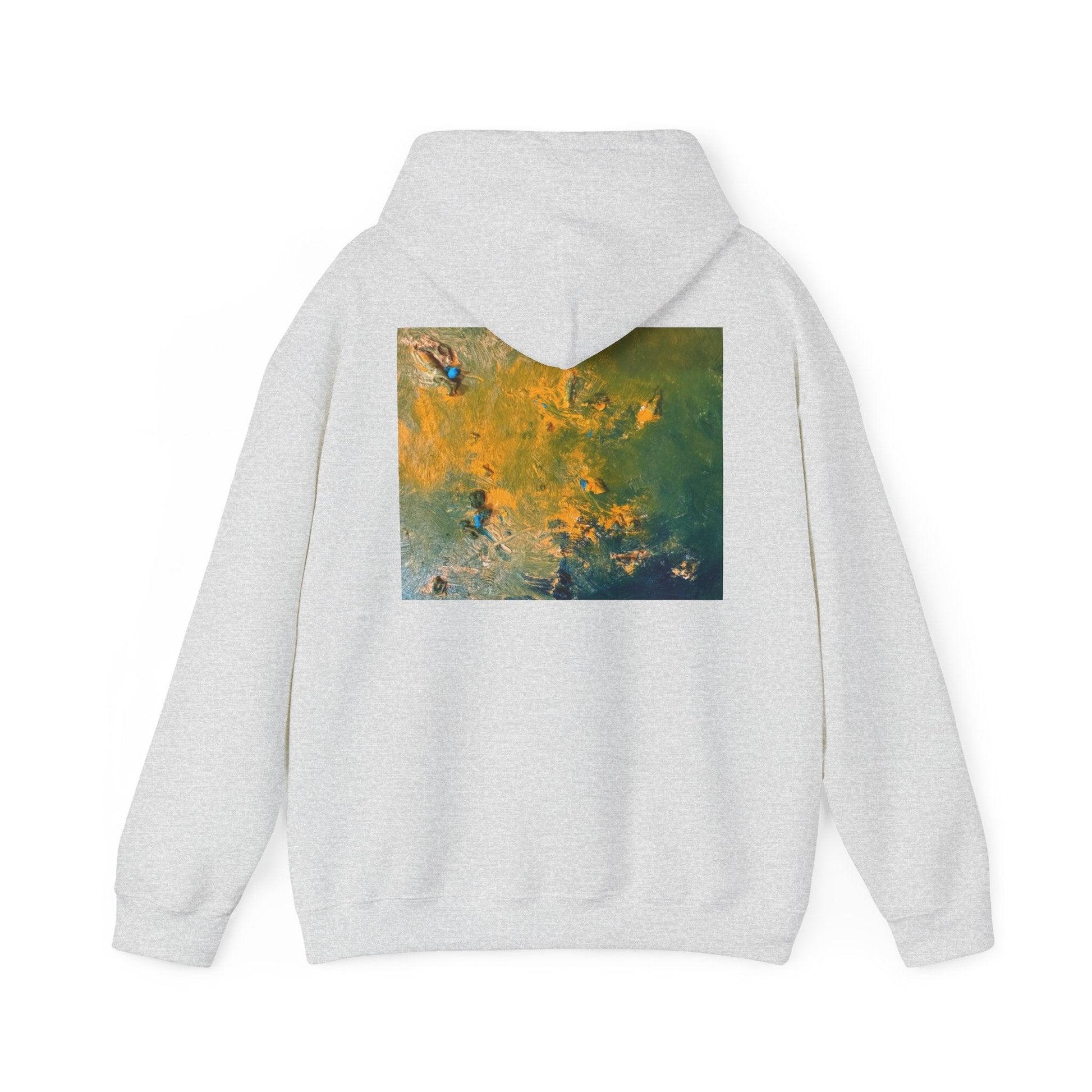 Abstract Painting Hooded Sweatshirt by Katya Montes - Katya Montes Art