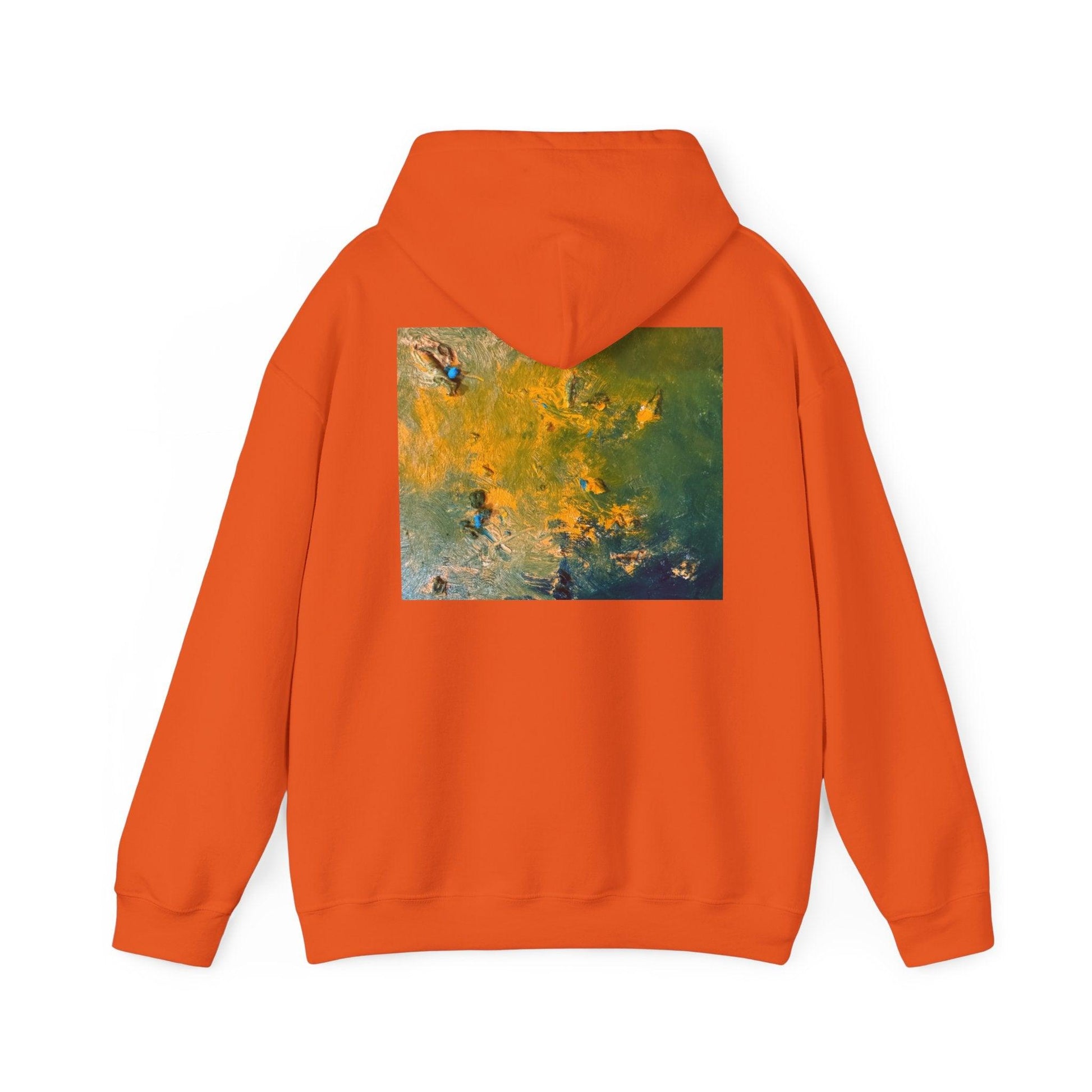 Abstract Painting Hooded Sweatshirt by Katya Montes - Katya Montes Art