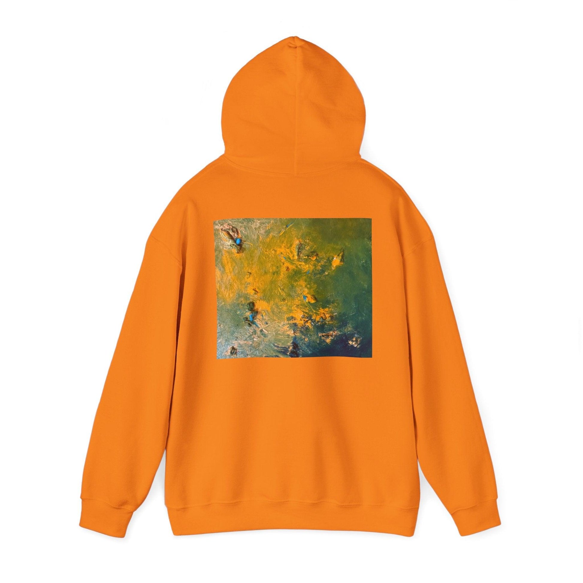 Abstract Painting Hooded Sweatshirt by Katya Montes - Katya Montes Art