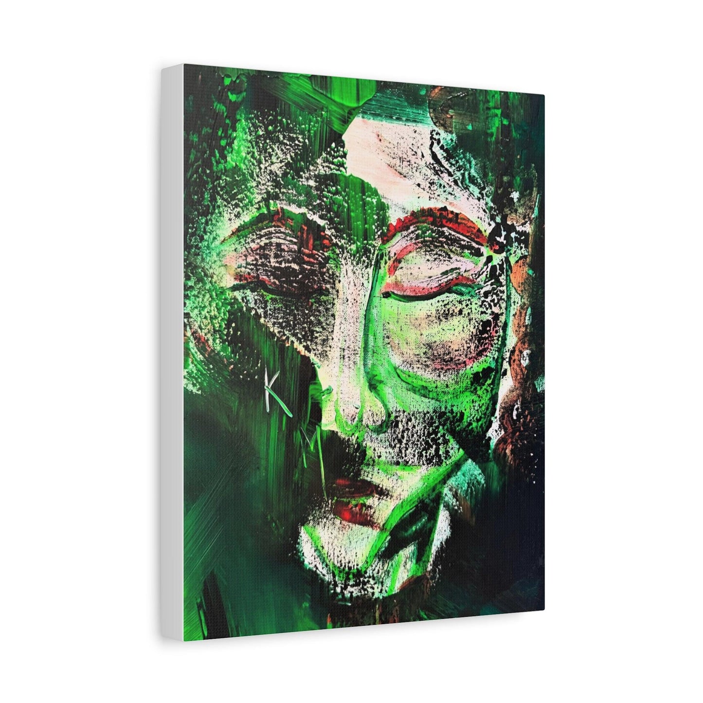 Canvas Print - Portrait Expressionism Painting by Katya Montes - Katya Montes Art