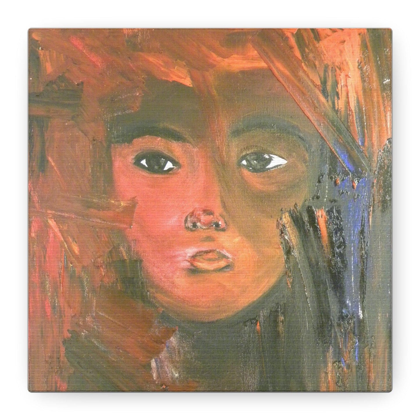 Emergence - Portrait Expressionism - Canvas Print - Katya Montes Art