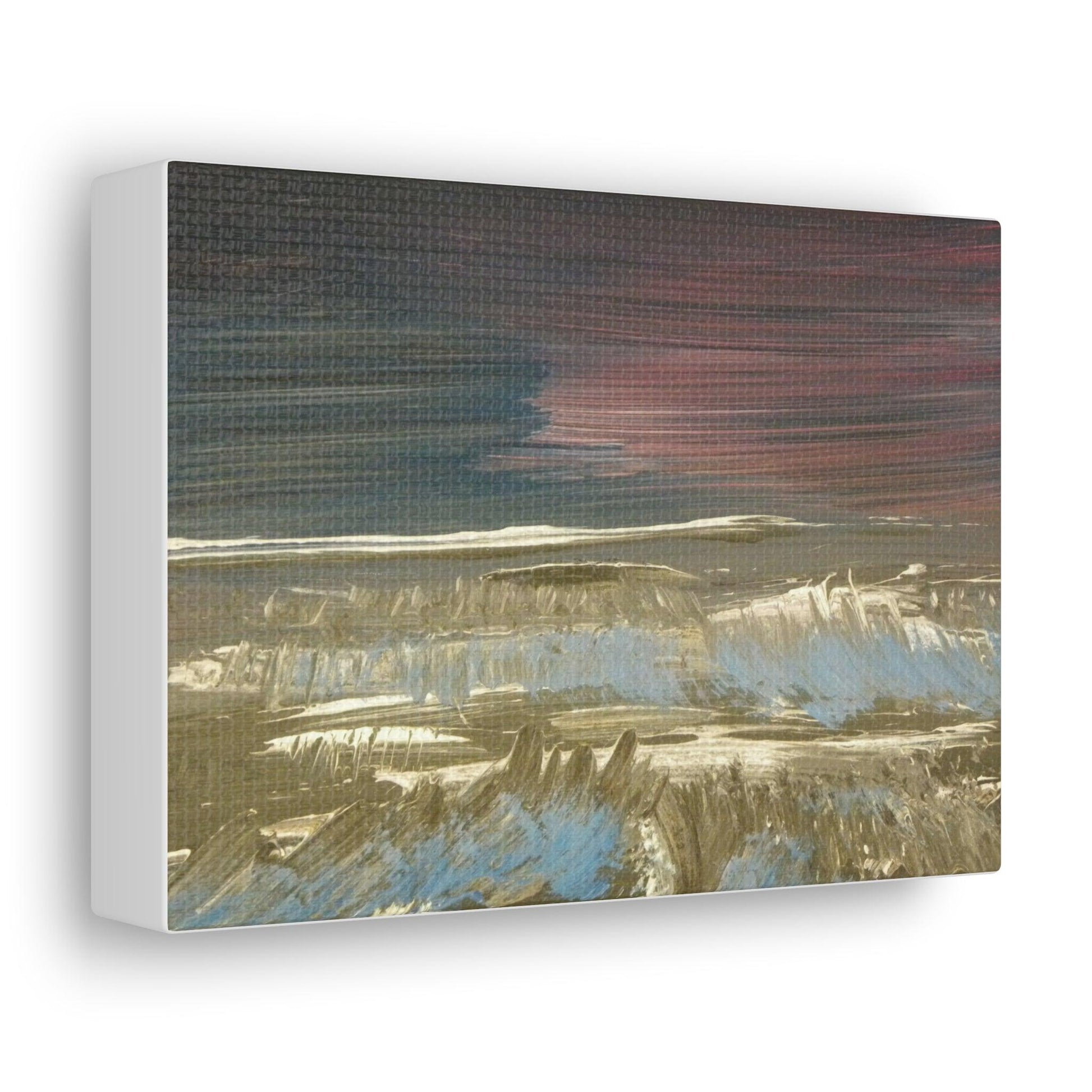 Canvas Gallery Wraps - Abstract Ocean Painting by Katya Montes - Katya Montes Art