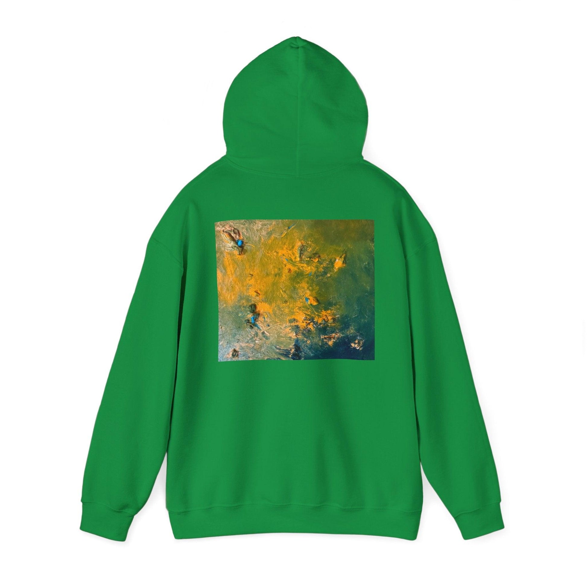 Abstract Painting Hooded Sweatshirt by Katya Montes - Katya Montes Art