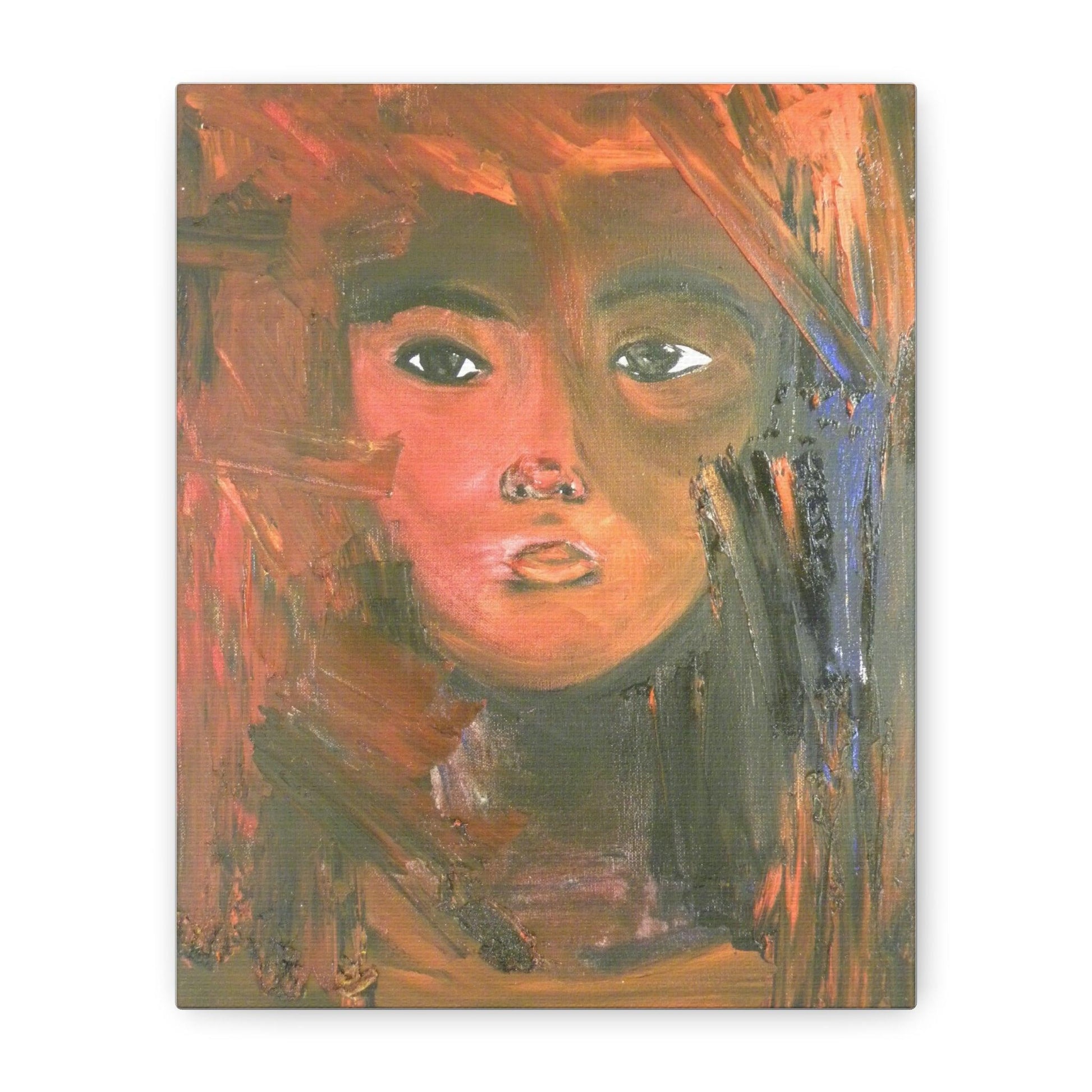 Emergence - Portrait Expressionism - Canvas Print - Katya Montes Art