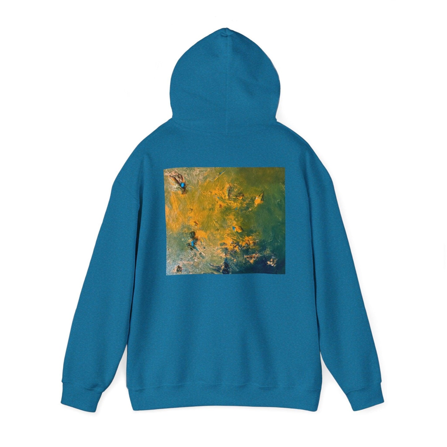 Abstract Painting Hooded Sweatshirt by Katya Montes - Katya Montes Art