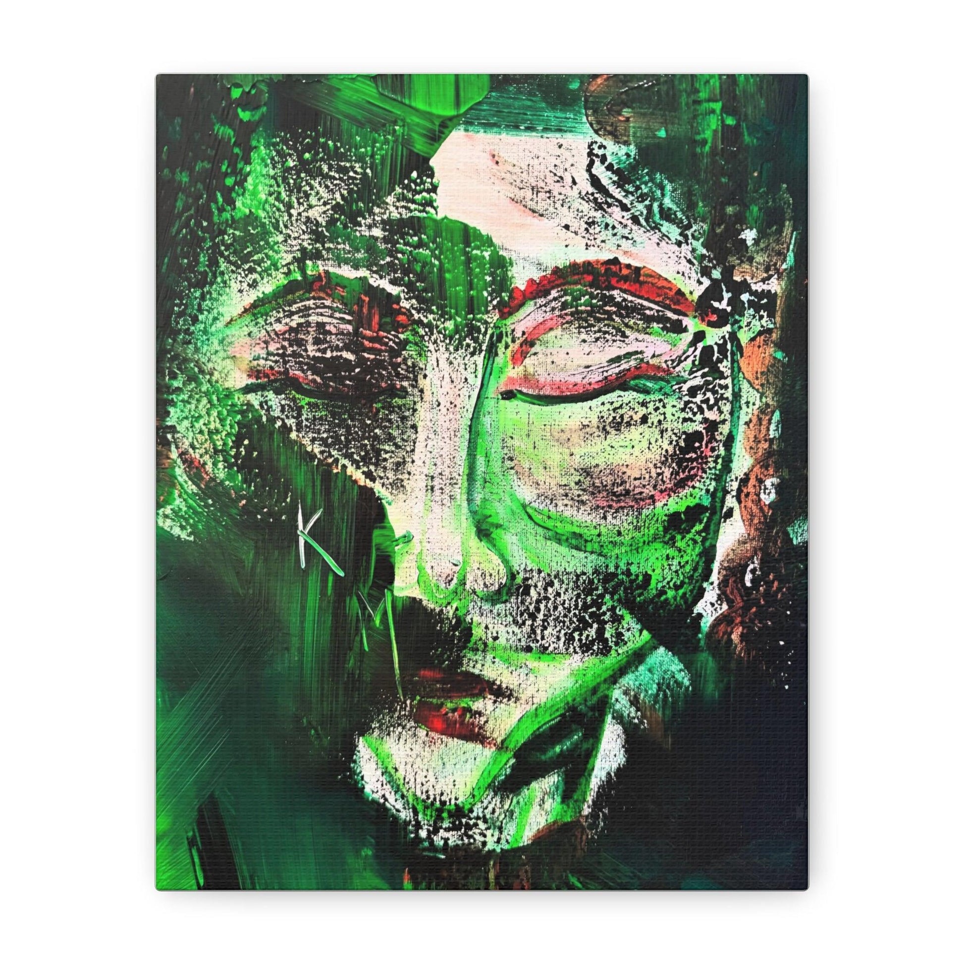 Canvas Print - Portrait Expressionism Painting by Katya Montes - Katya Montes Art