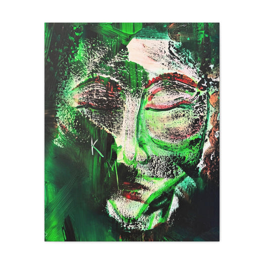 Canvas Print - Portrait Expressionism Painting by Katya Montes - Katya Montes Art