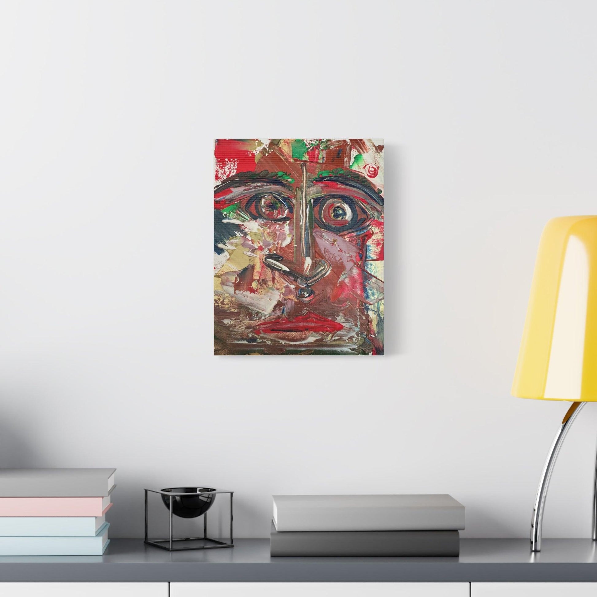 Angry Eyes Painting No.305 - Portrait Expressionism- Canvas Print - Katya Montes Art