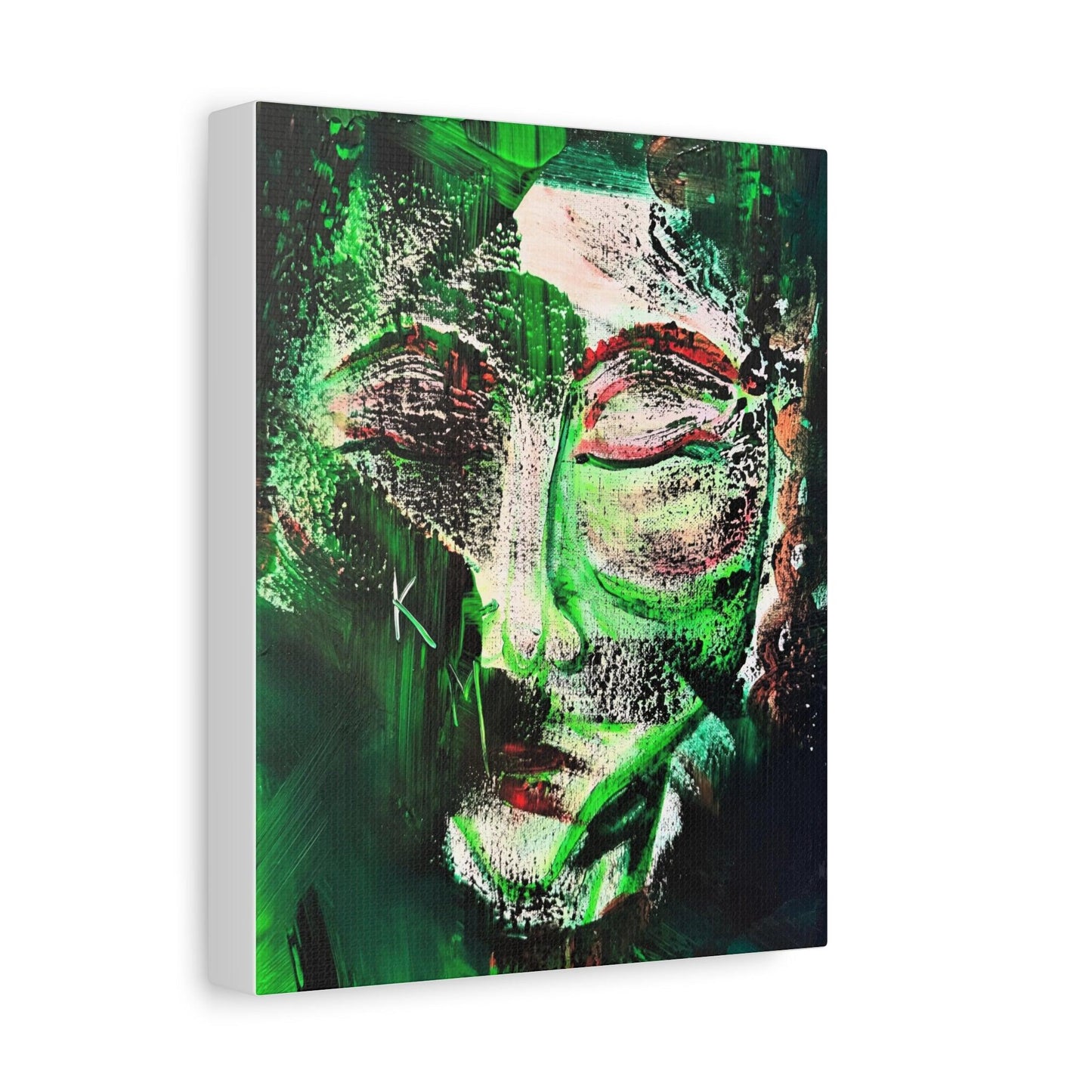 Canvas Print - Portrait Expressionism Painting by Katya Montes - Katya Montes Art