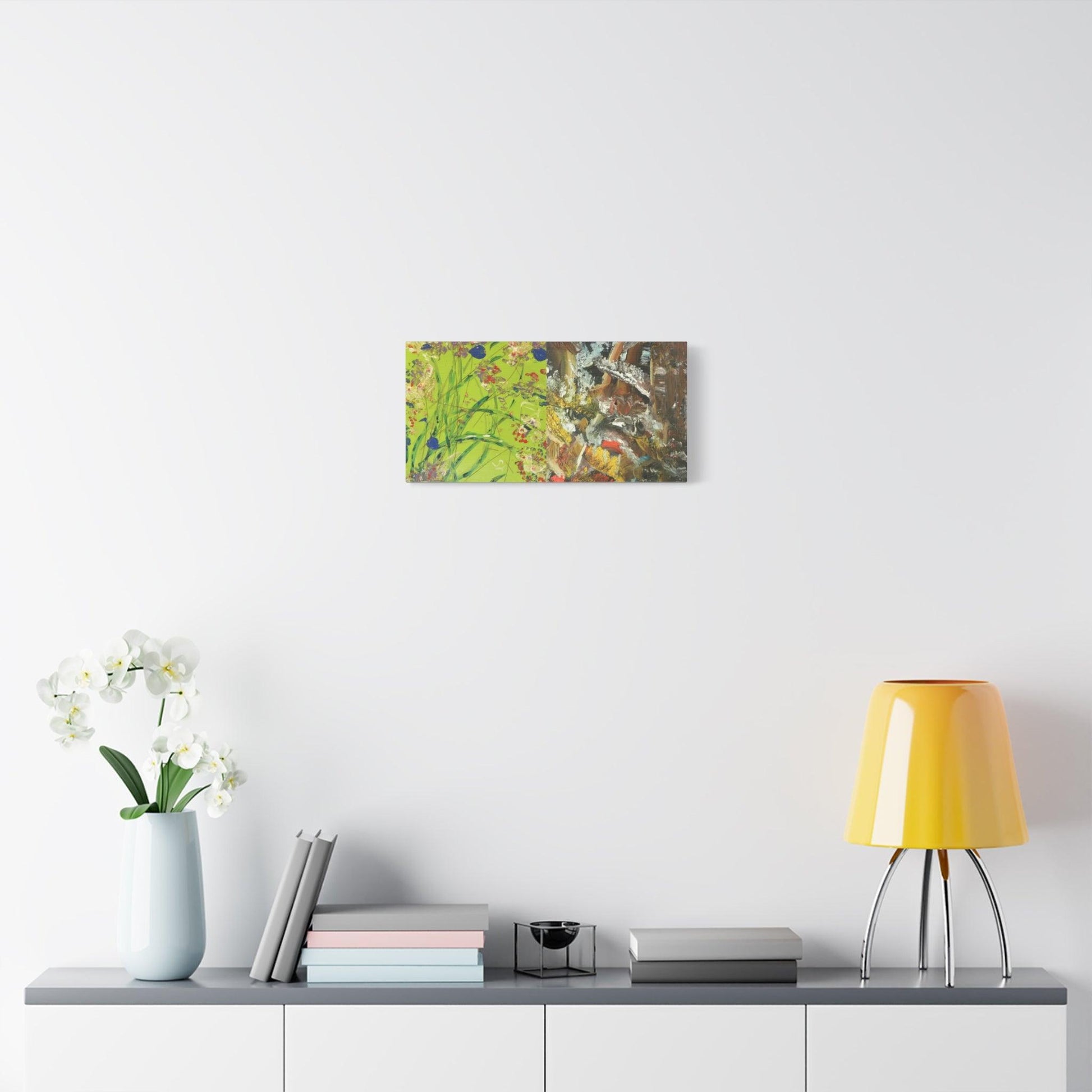 Artistic Fusion - Two Artworks Canvas Print - LIMITED EDITION - Katya Montes Art