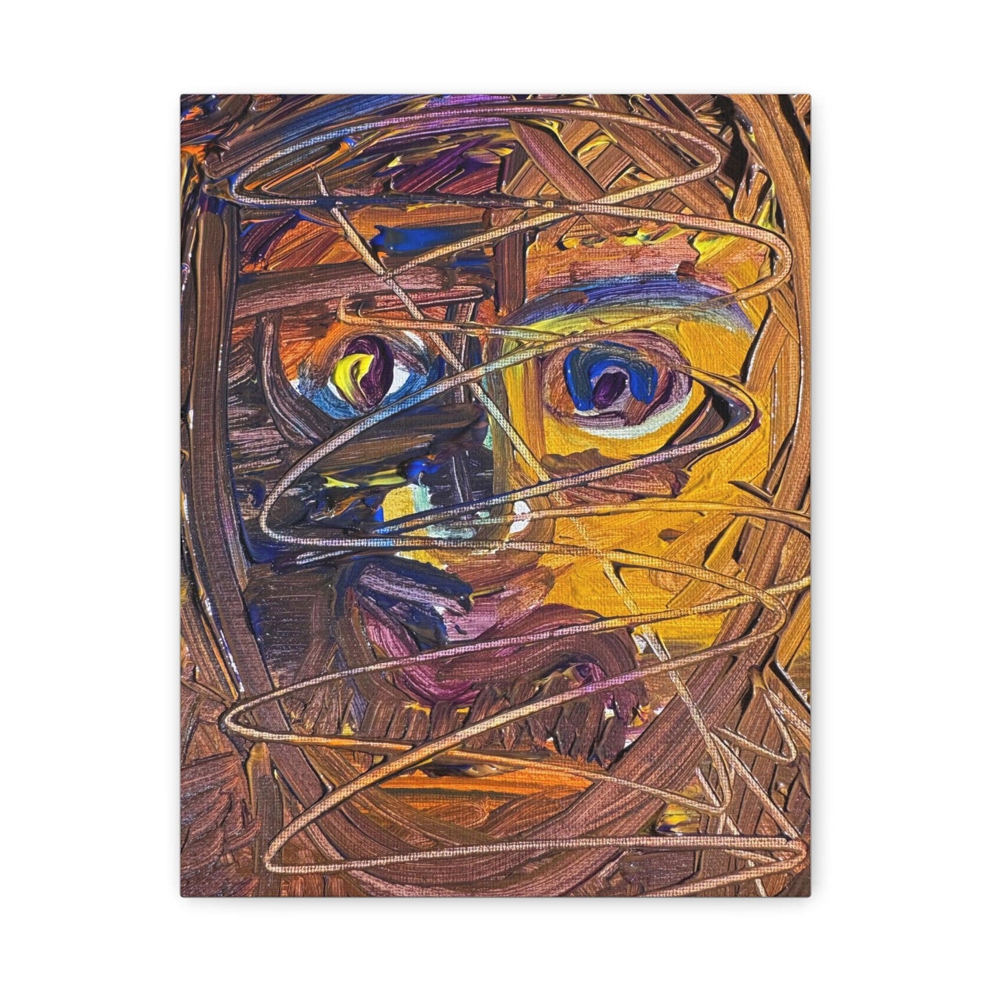 Canvas Print - Autumn Portrait - Expressionism - Katya Montes Art