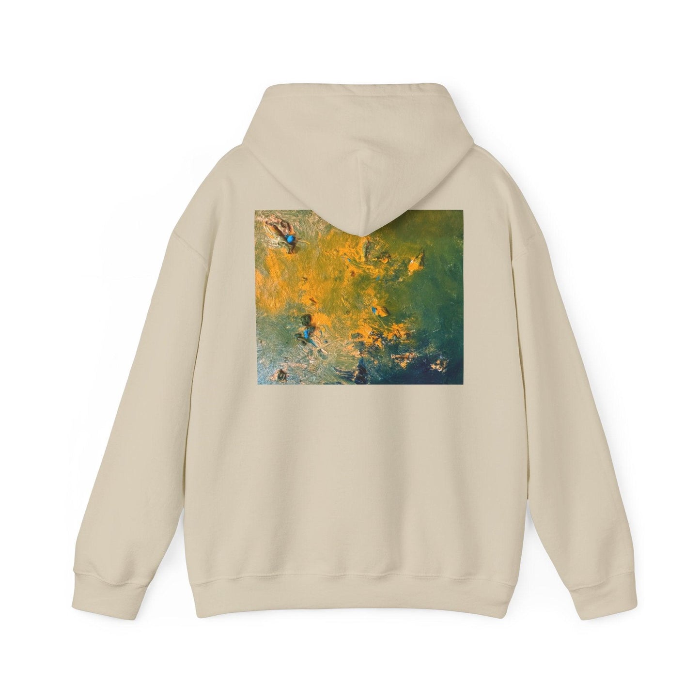 Abstract Painting Hooded Sweatshirt by Katya Montes - Katya Montes Art