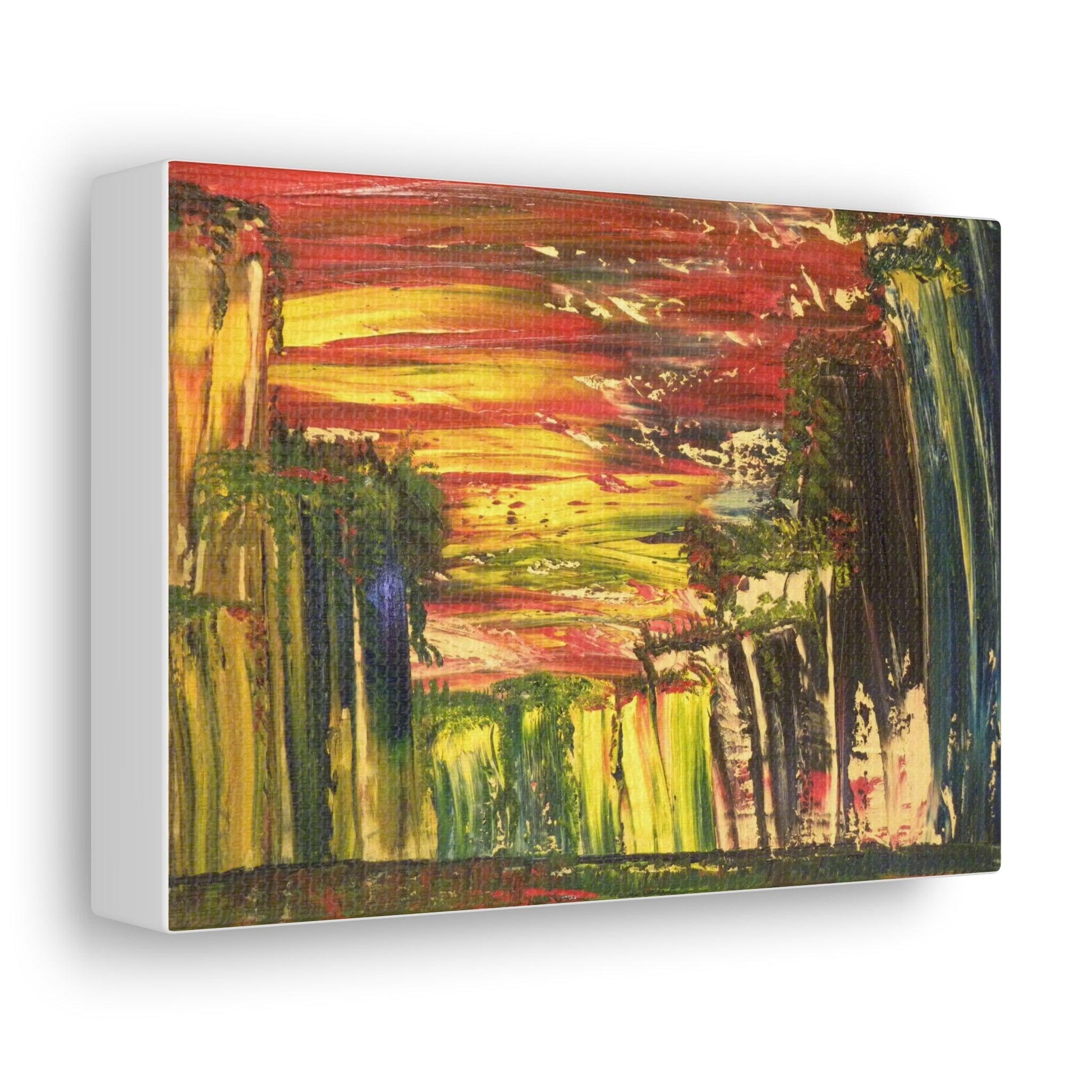 Canvas Gallery Wraps - Bright Sunny Abstract Painting by Katya Montes - Katya Montes Art