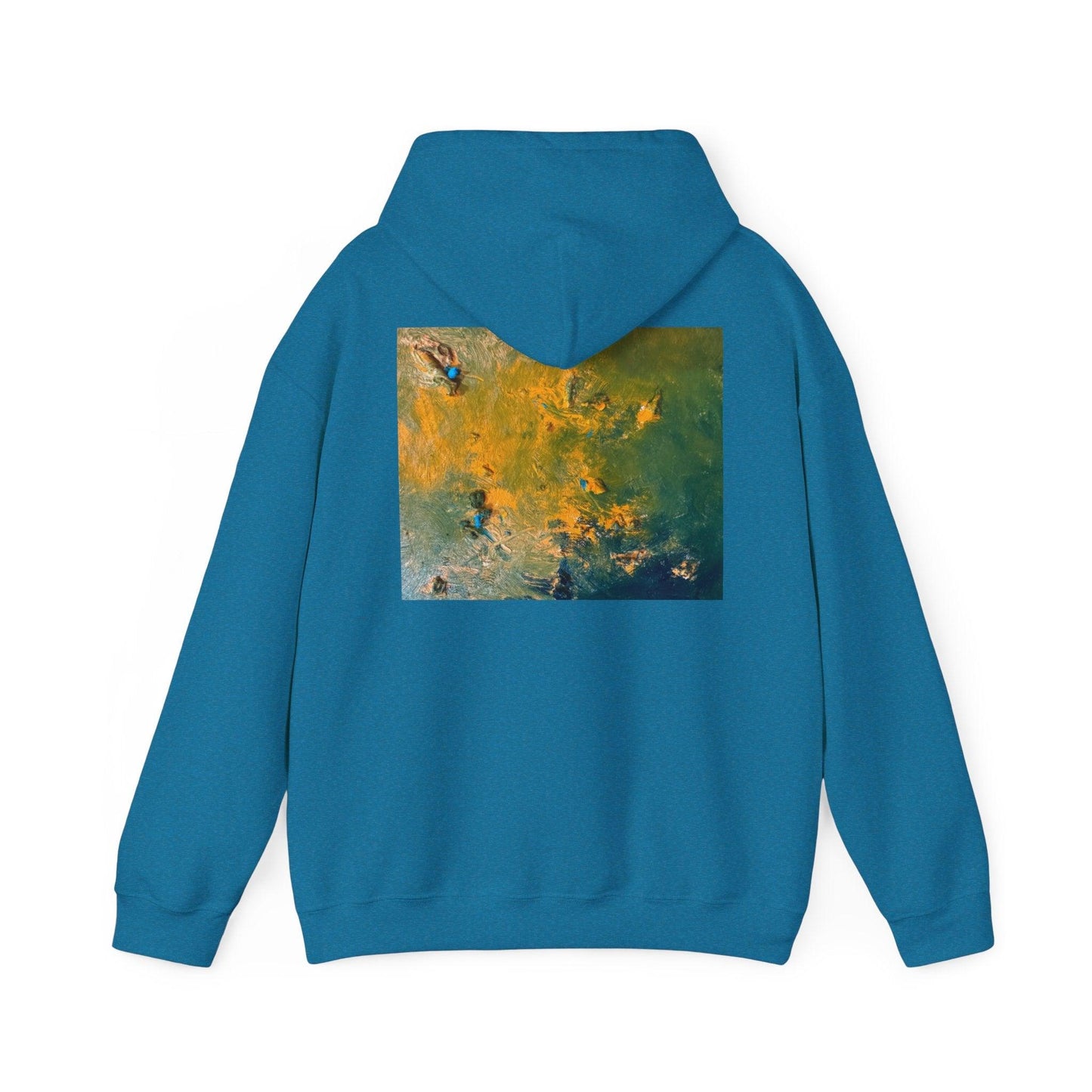 Abstract Painting Hooded Sweatshirt by Katya Montes - Katya Montes Art