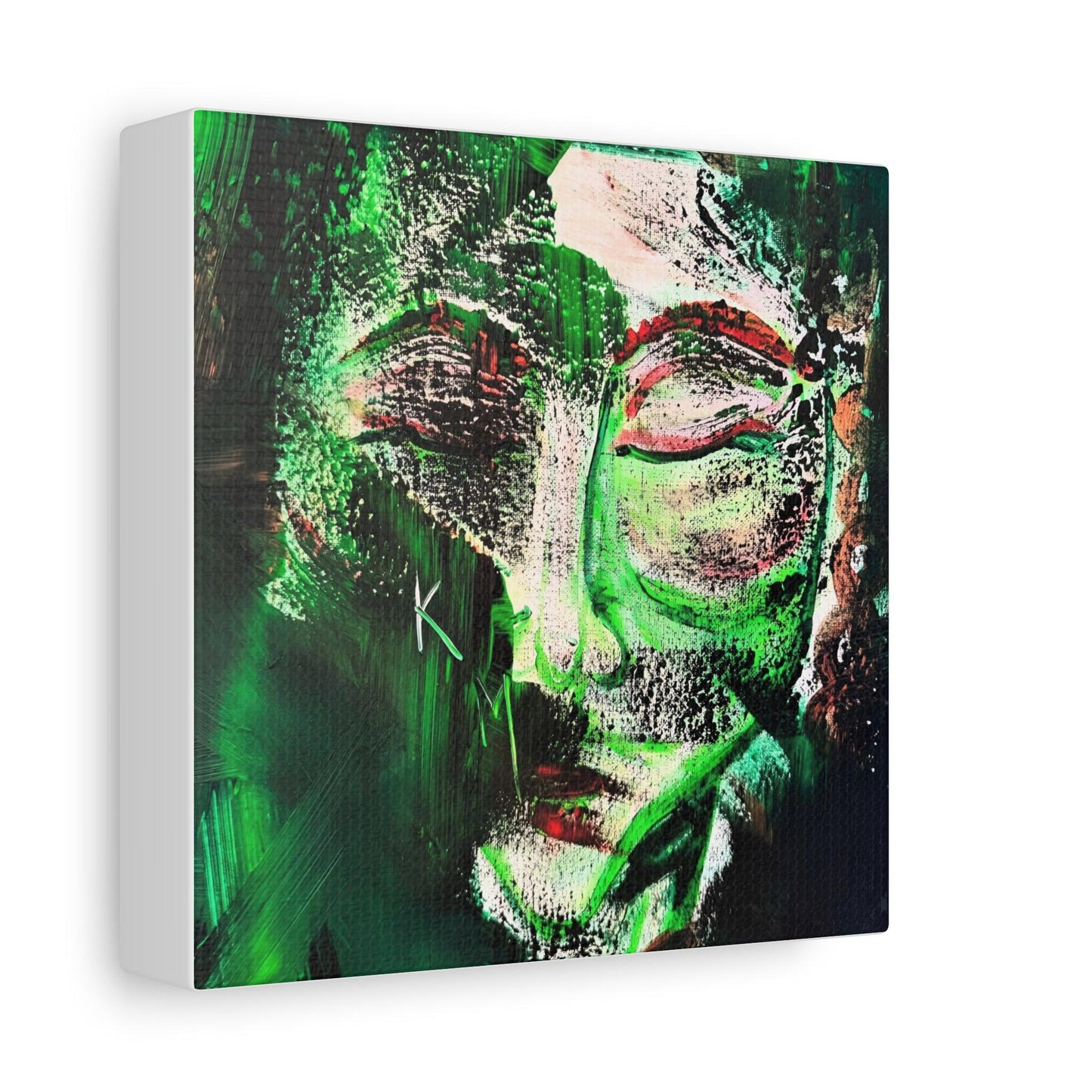 Canvas Print - Portrait Expressionism Painting by Katya Montes - Katya Montes Art