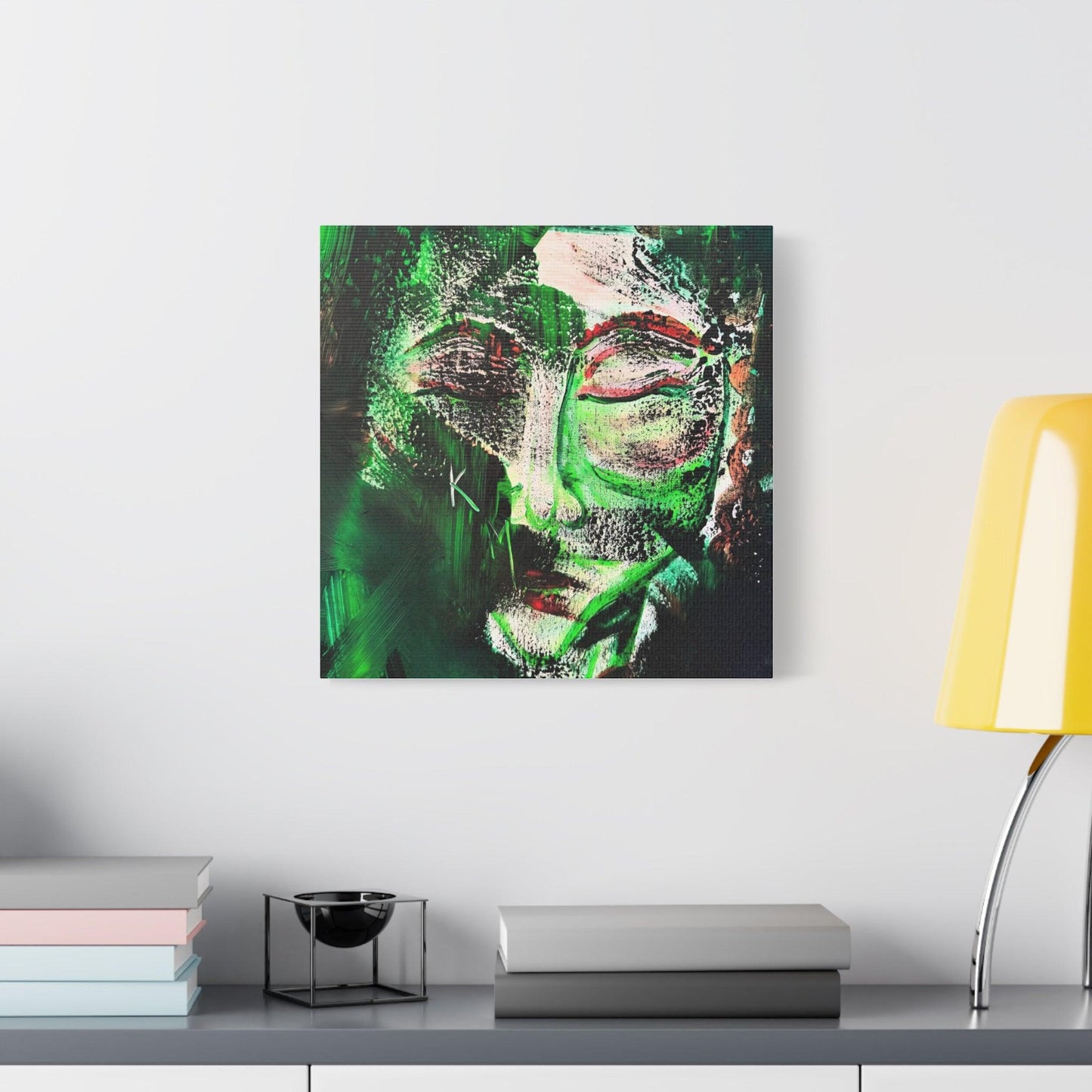 Canvas Print - Portrait Expressionism Painting by Katya Montes - Katya Montes Art