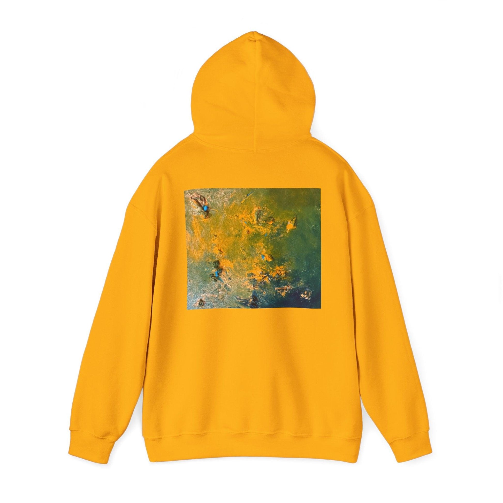 Abstract Painting Hooded Sweatshirt by Katya Montes - Katya Montes Art