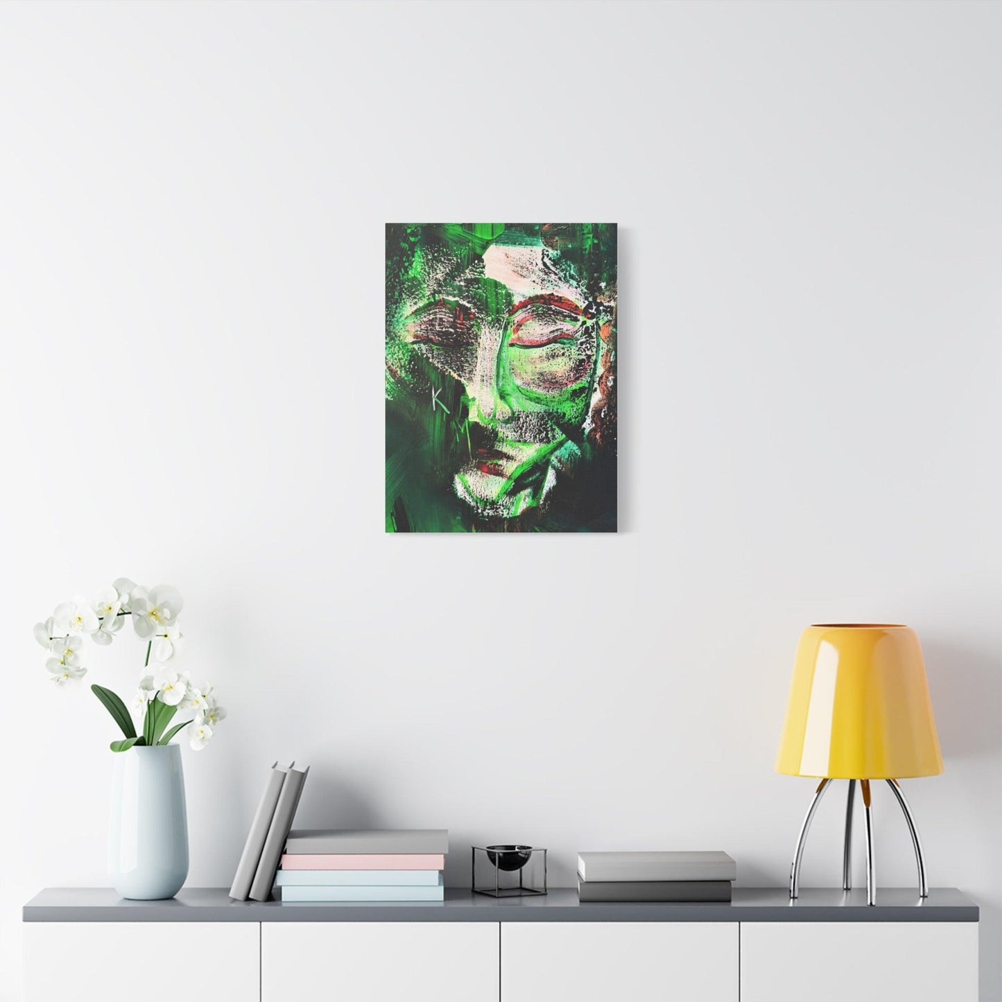 Canvas Print - Portrait Expressionism Painting by Katya Montes - Katya Montes Art