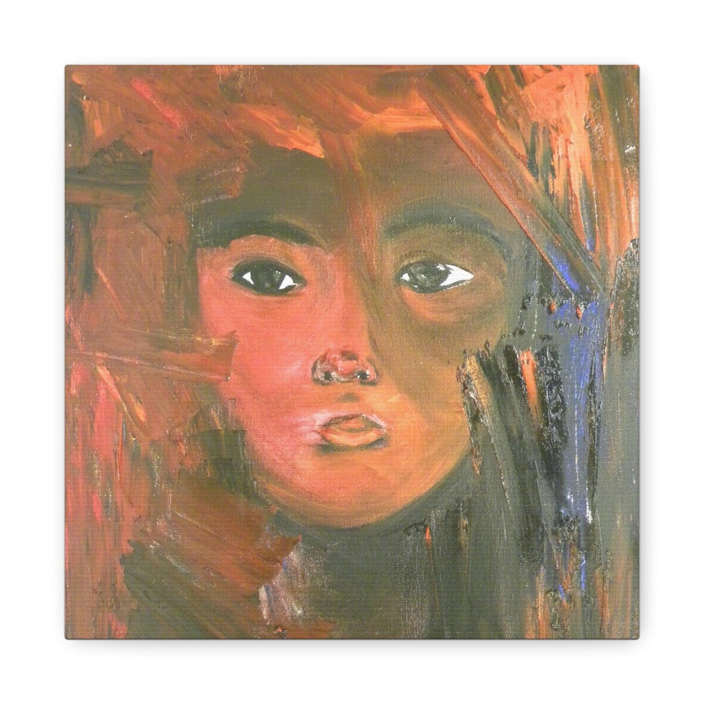 Emergence - Portrait Expressionism - Canvas Print - Katya Montes Art