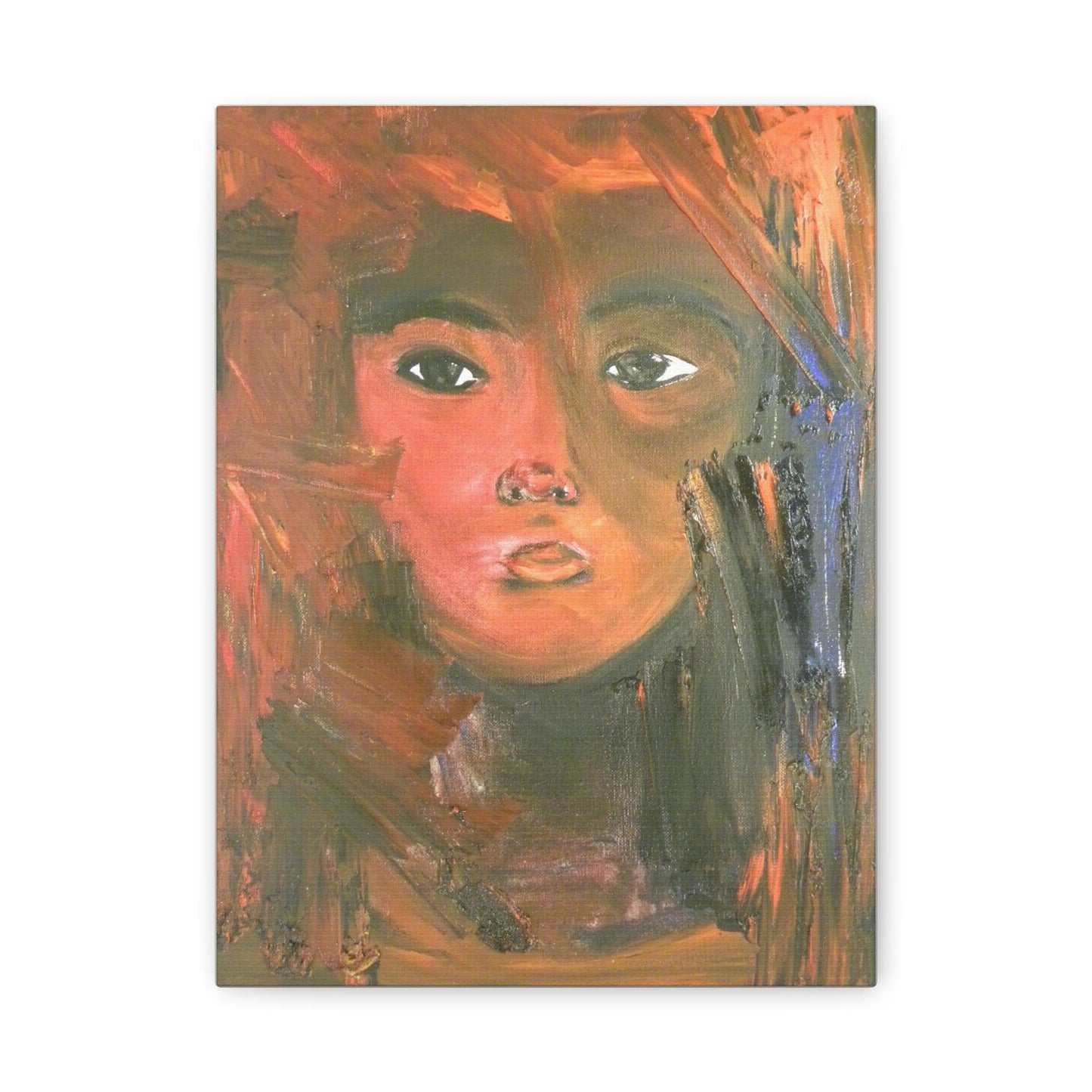 Emergence - Portrait Expressionism - Canvas Print - Katya Montes Art