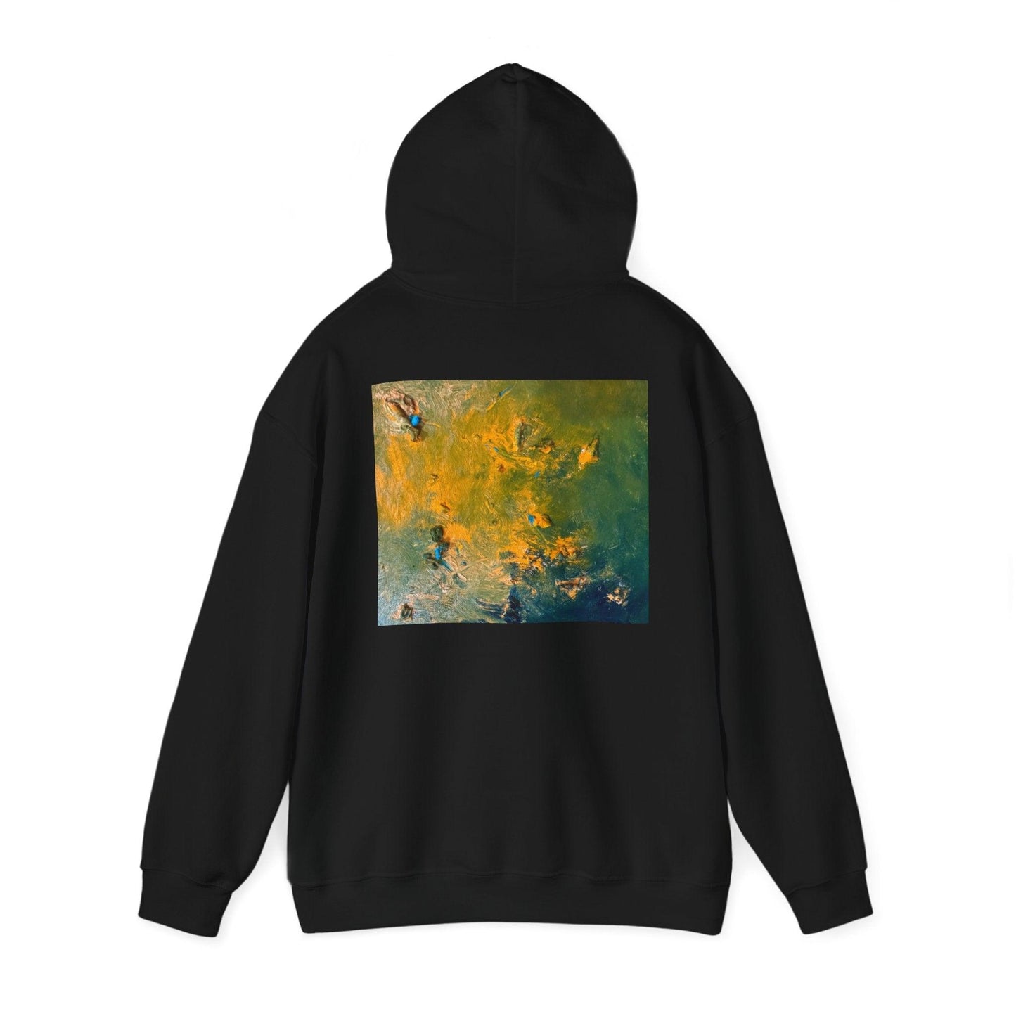 Abstract Painting Hooded Sweatshirt by Katya Montes - Katya Montes Art