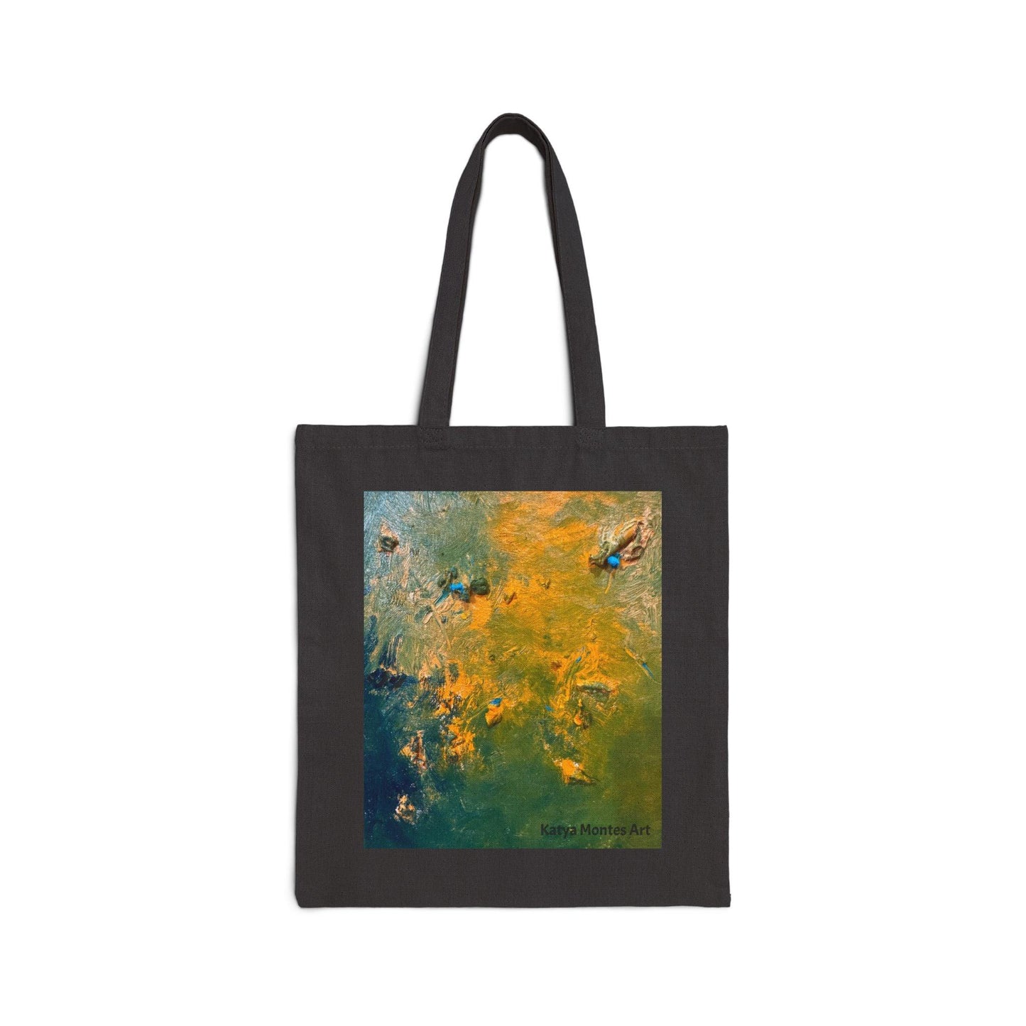 Abstract Canvas Tote Bag by Katya Montes - Katya Montes Art