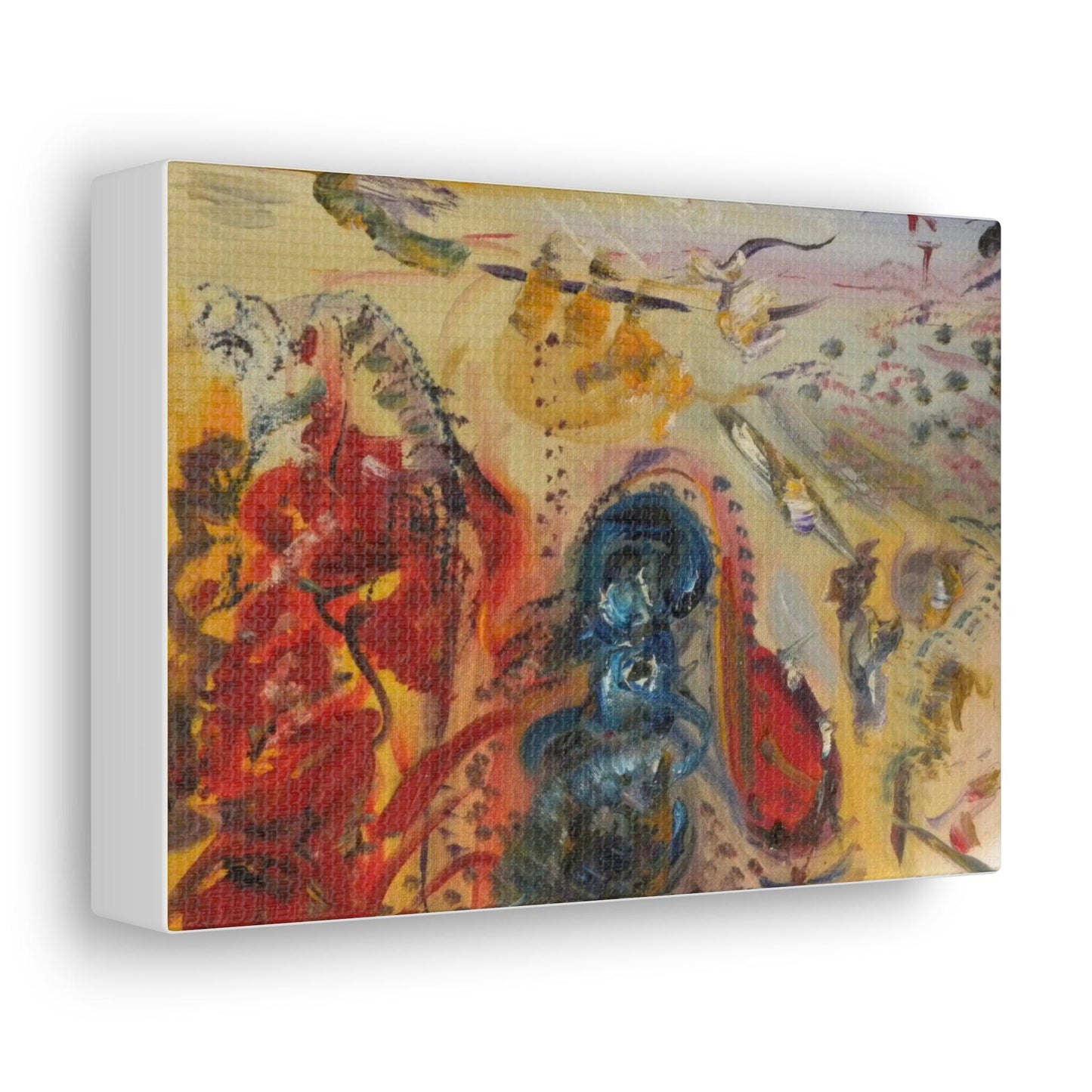 Abstract Expressionism Canvas Artwork - Katya Montes Art